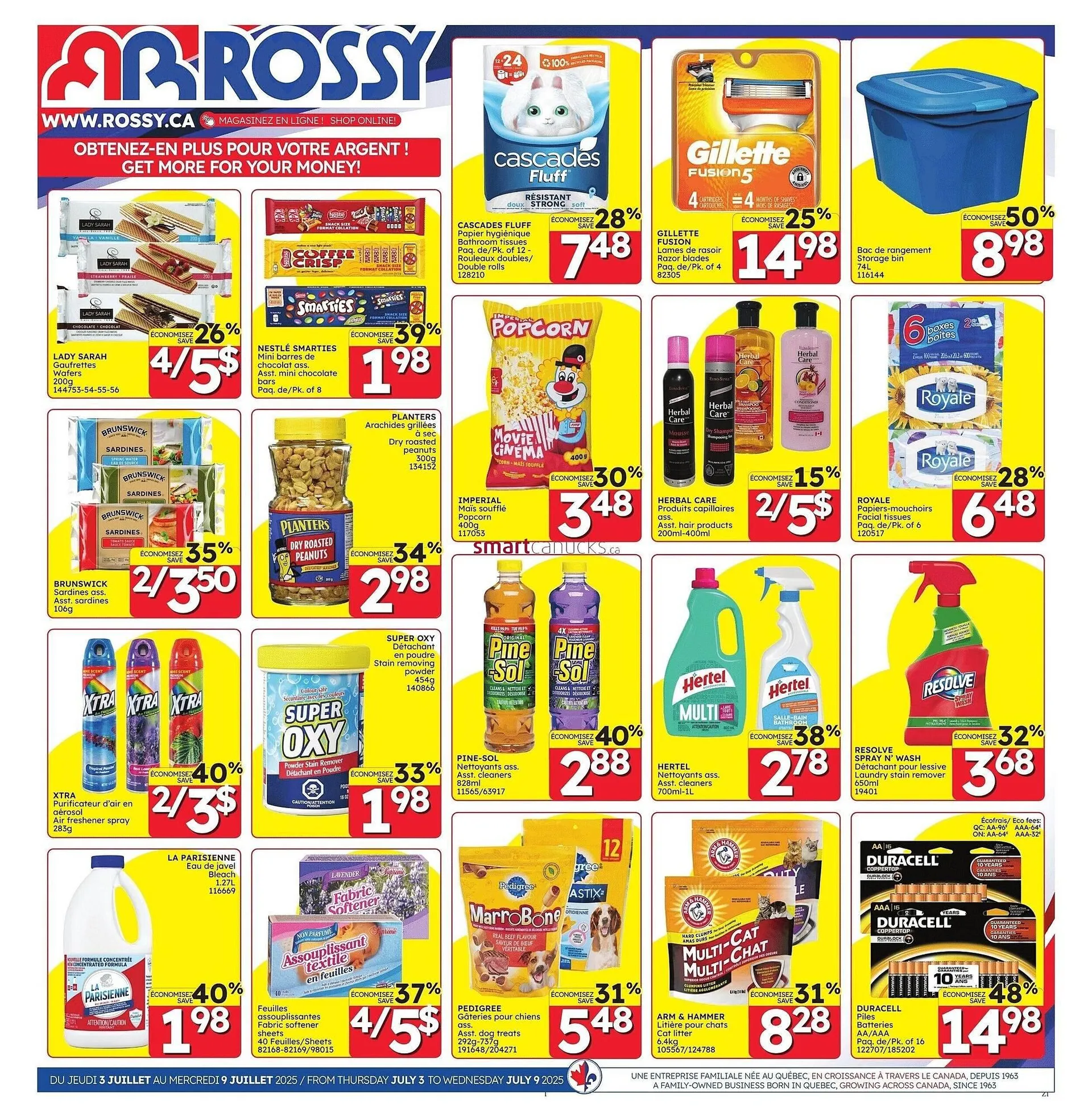 Rossy flyer from July 2 to July 8 2025 - flyer page 1