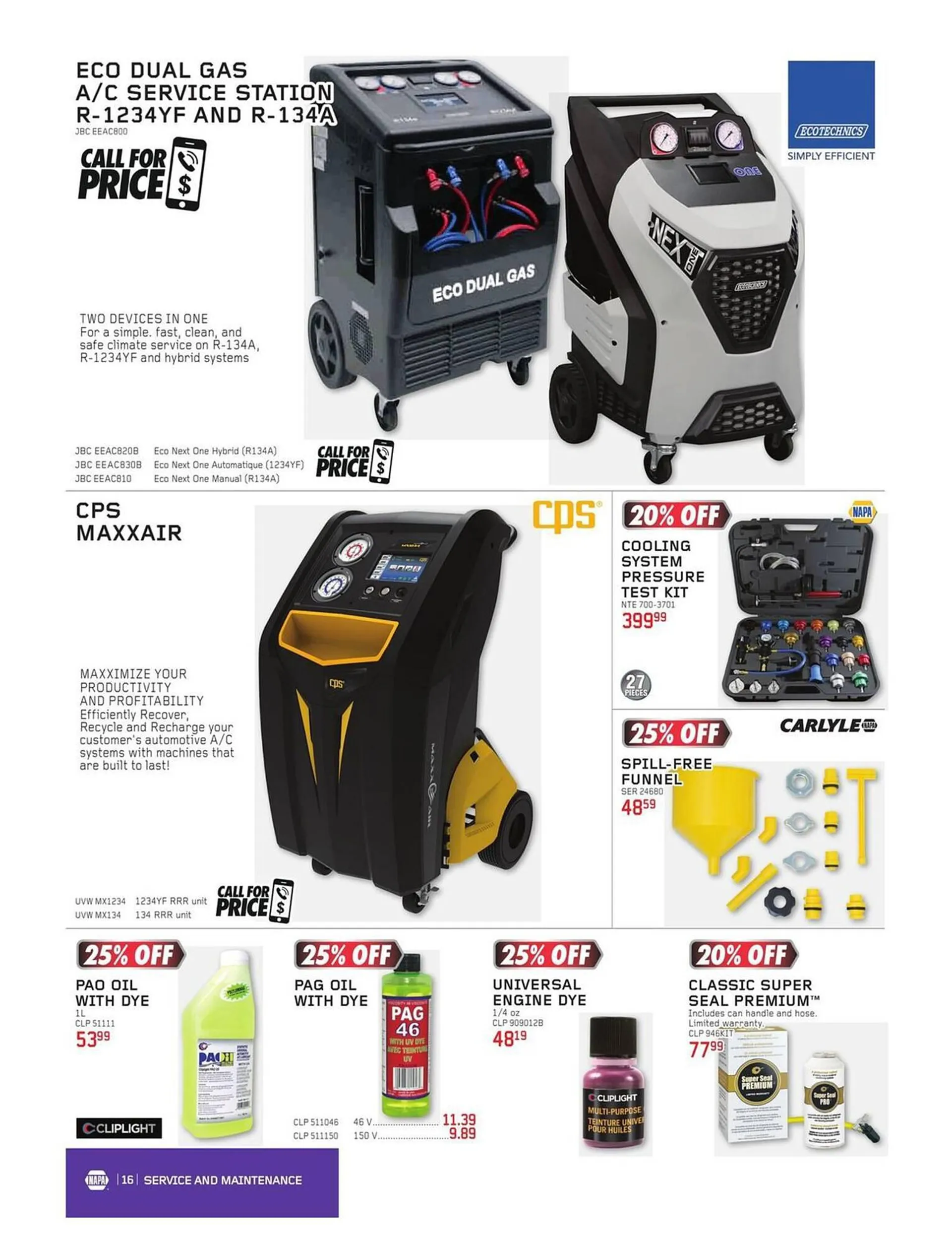 NAPA Auto Parts flyer from November 1 to December 31 2023 - flyer page 16