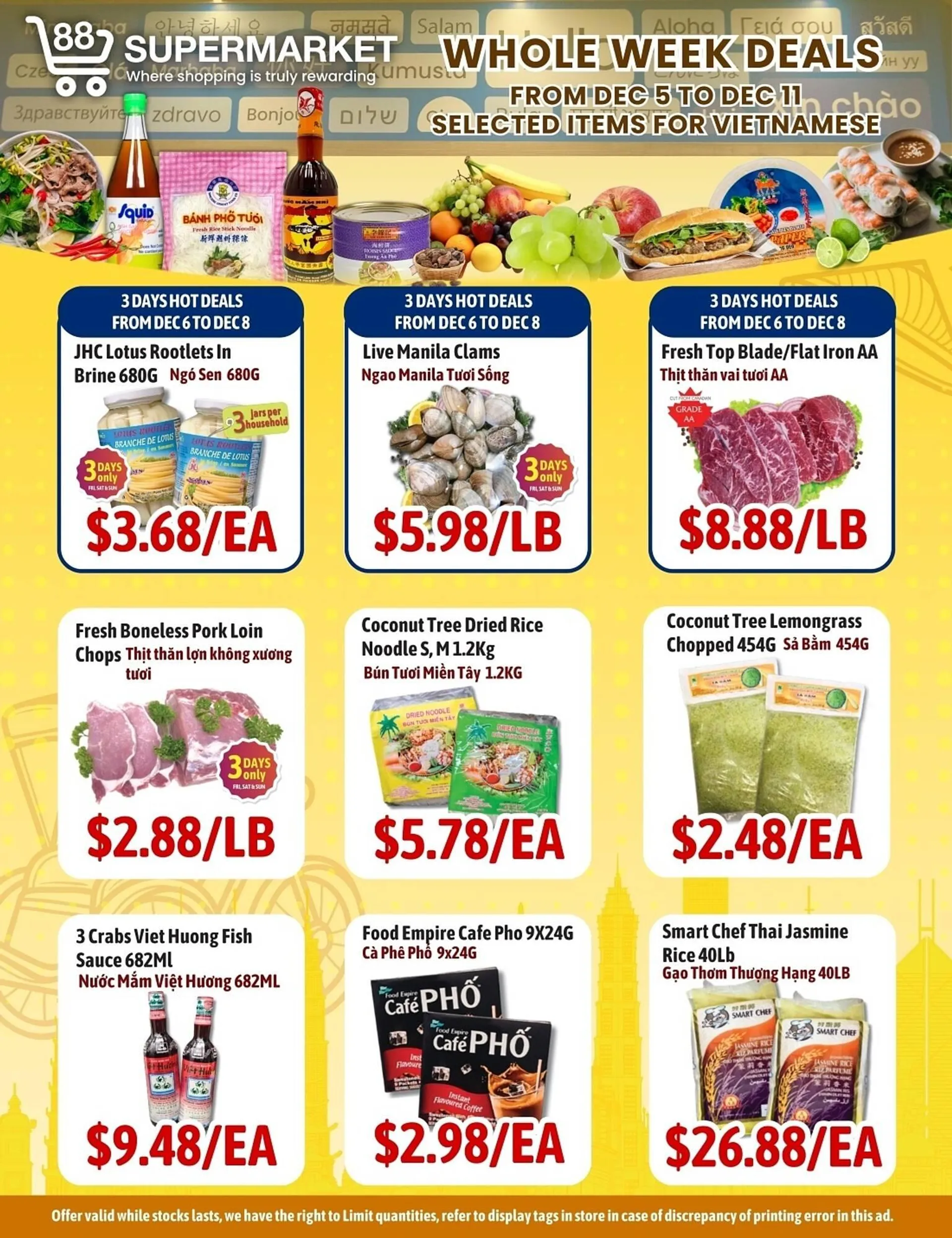 88 Supermarket flyer from December 5 to December 11 2024 - flyer page 10