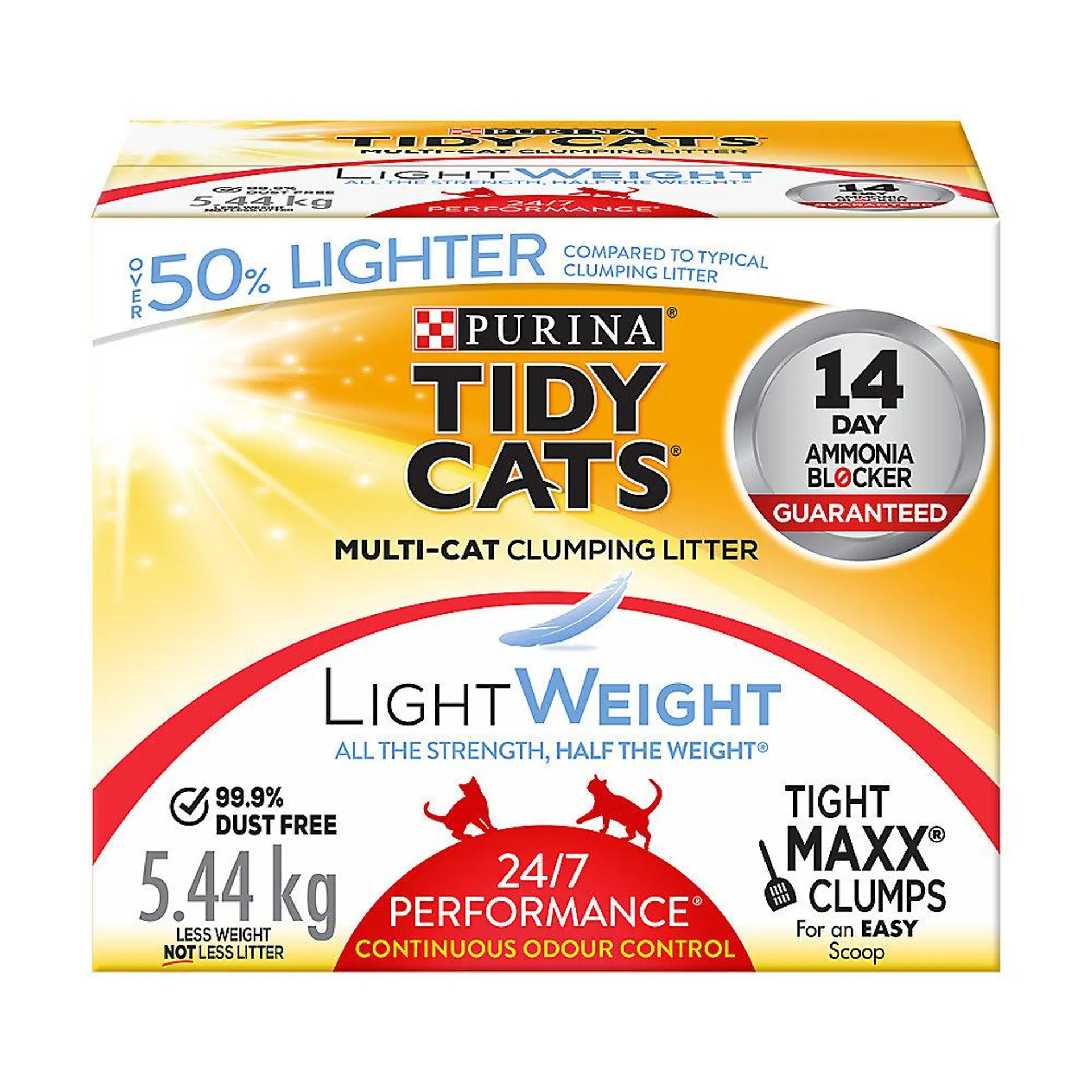 Purina® Tidy Cats® LightWeight 24/7 Performance, Clumping Cat Litter