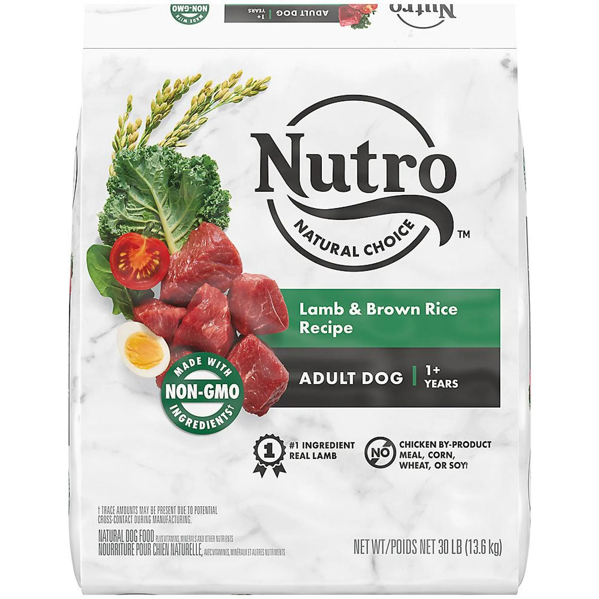 Nutro Natural Choice™ Adult Dry Dog Food - Non-GMO, Lamb & Brown Rice