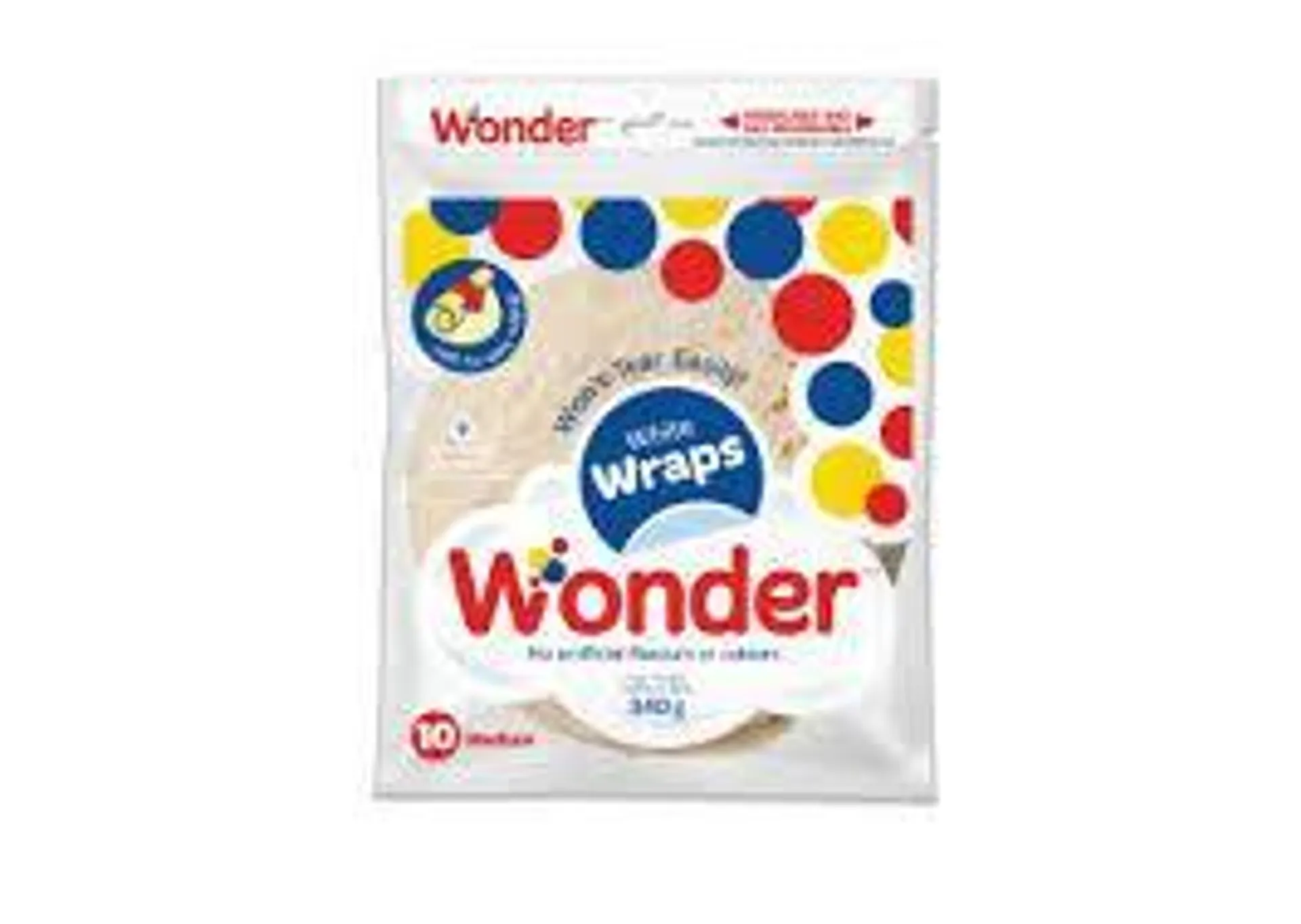 Wonder Wraps White, 7 Inch 10pk