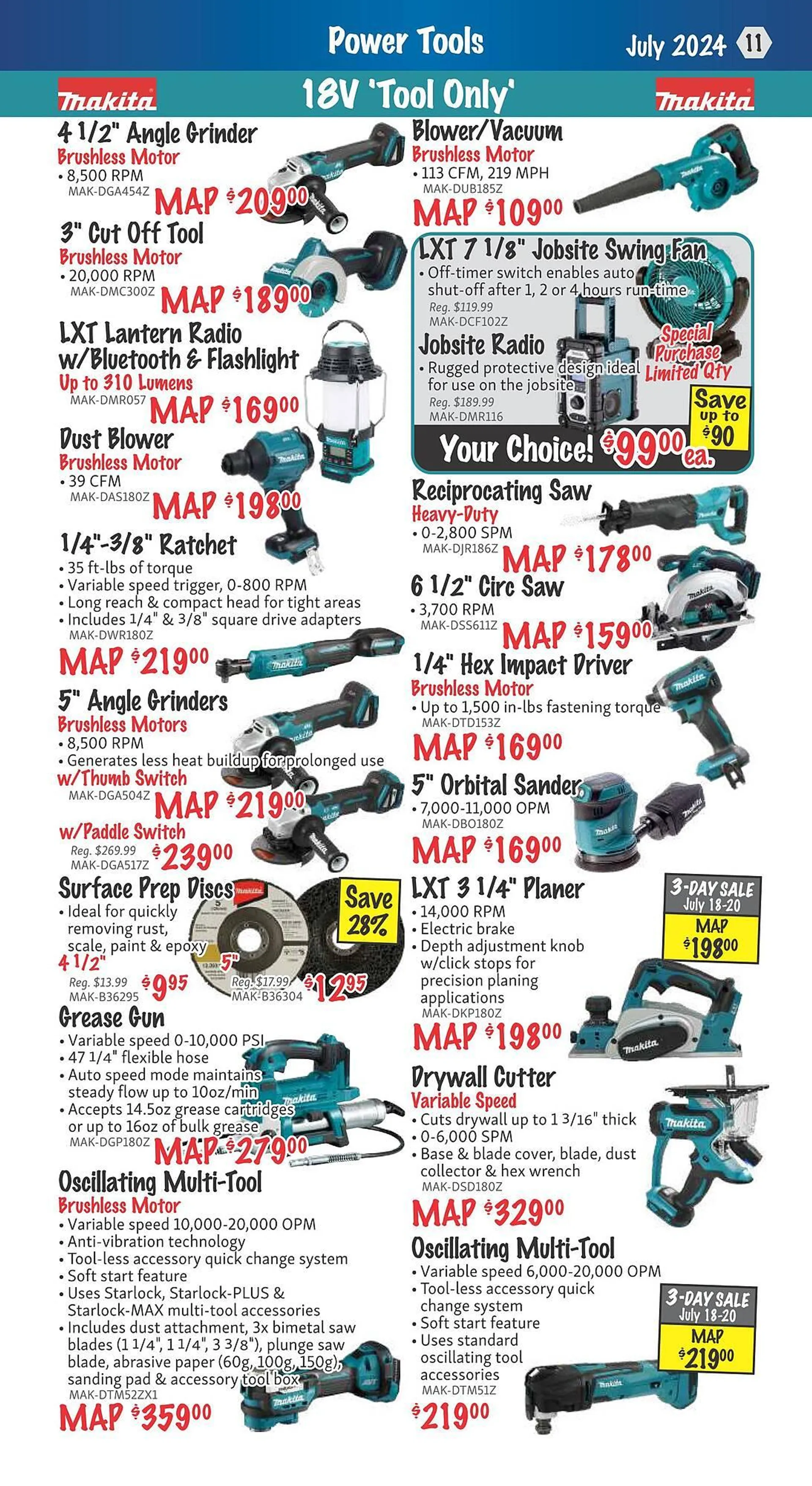 KMS Tools flyer from June 27 to July 31 2024 - flyer page 11