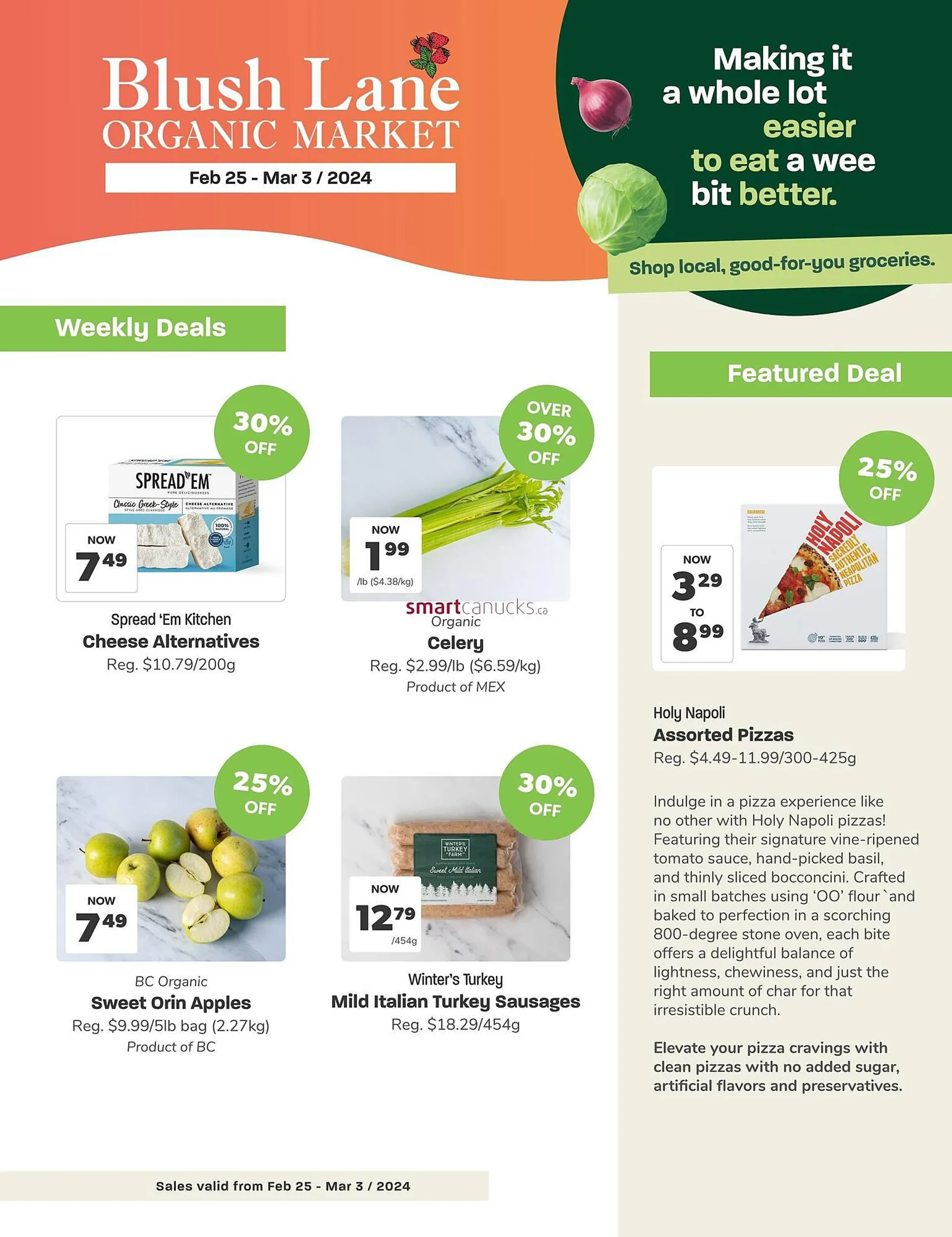 Blush Lane Organics flyer from February 25 to March 2 2024 - flyer page 
