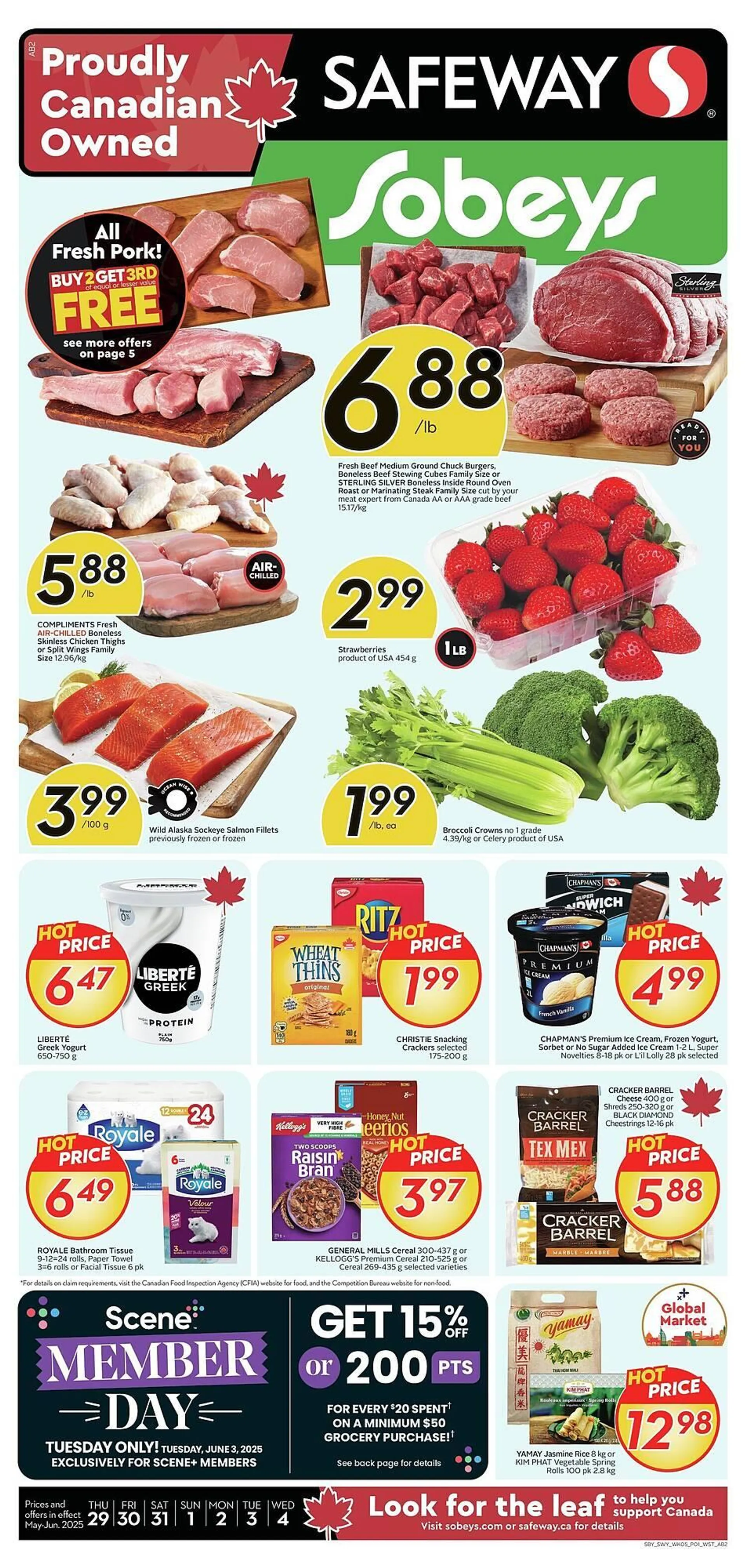 Safeway flyer from May 30 to June 9 2025 - flyer page 1