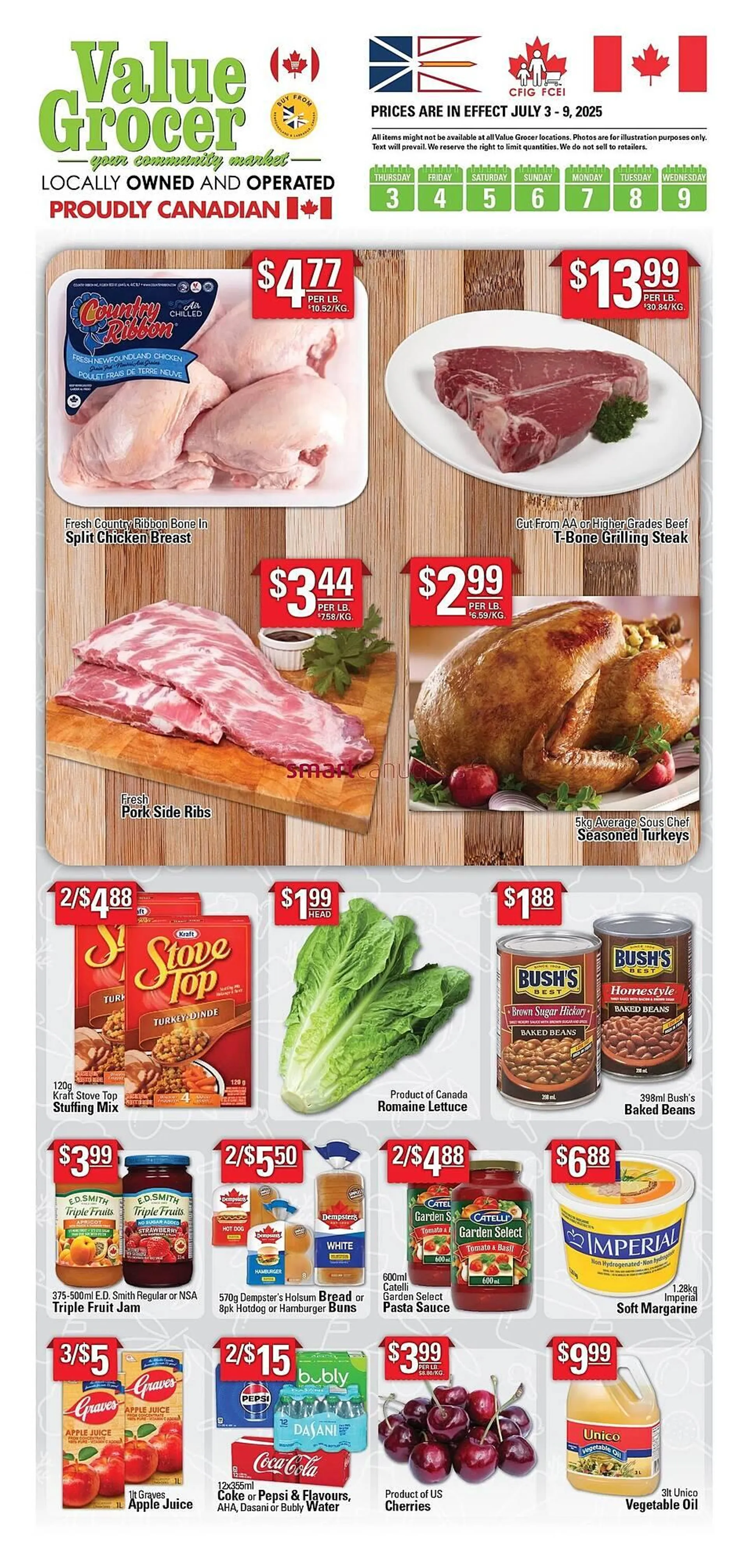 Value Grocer flyer from July 2 to July 8 2025 - flyer page 1
