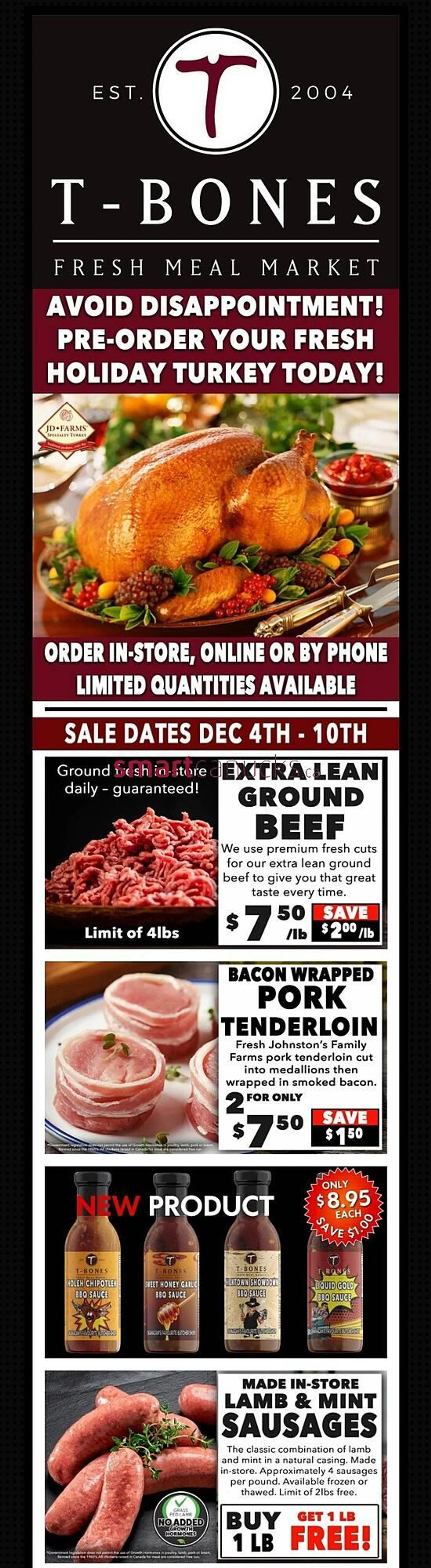 T-Bones flyer - 1