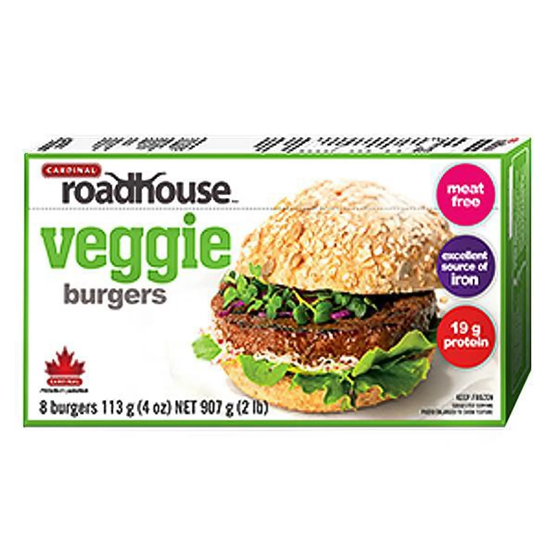 Roadhouse Veggie Burgers 8*113g
