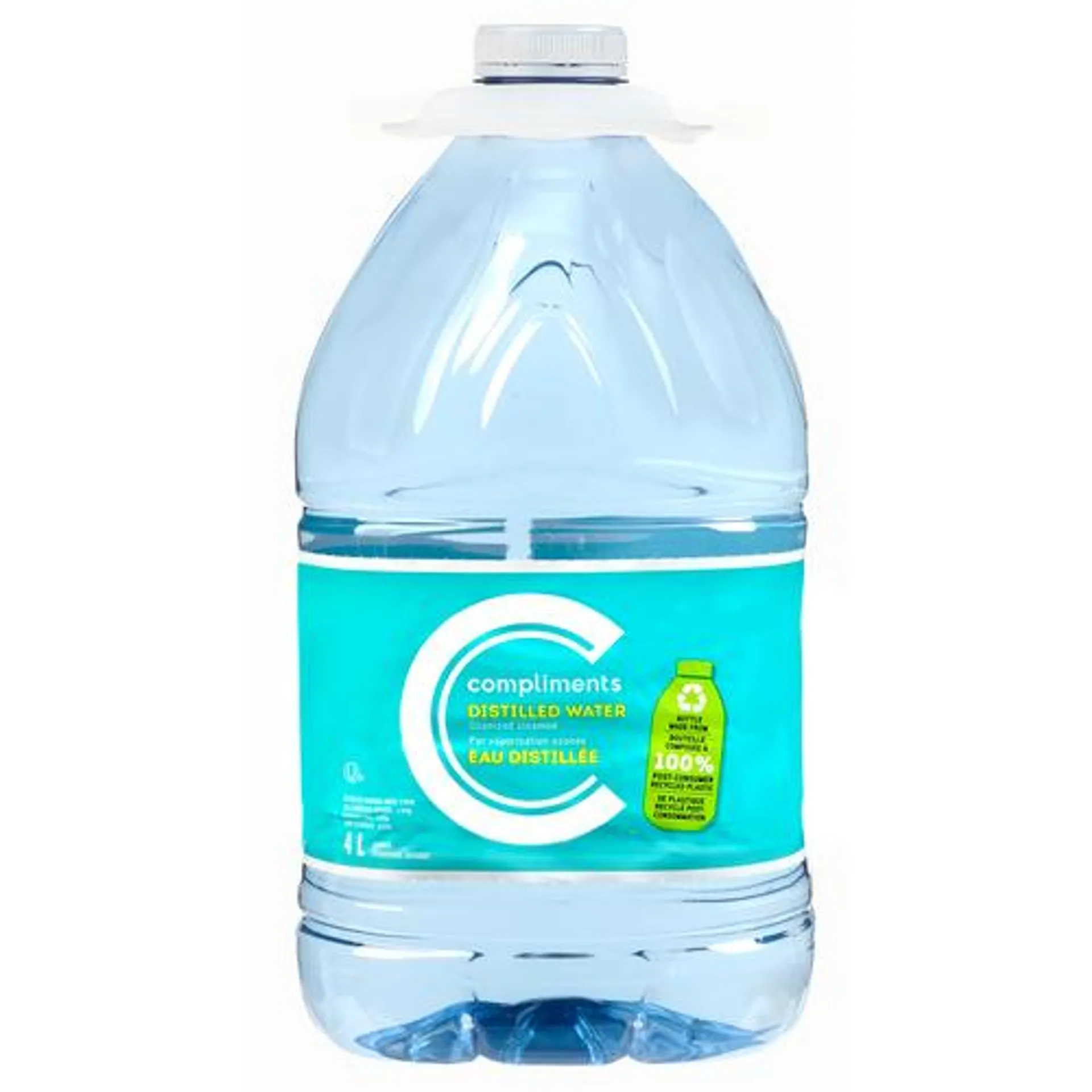 Compliments Distilled Water 4L