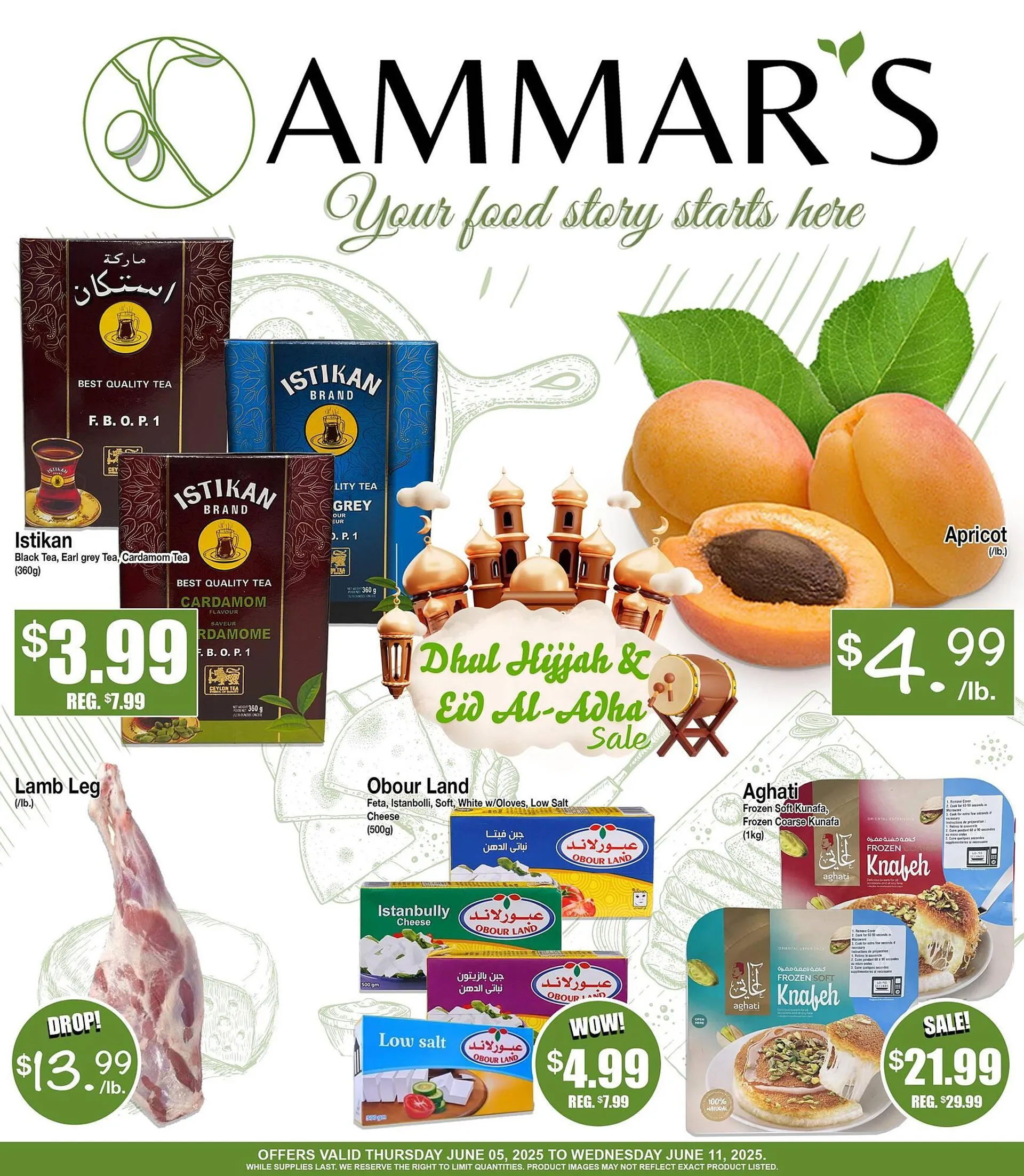 Ammar's Halal Meats flyer from June 5 to June 11 2025 - flyer page 1