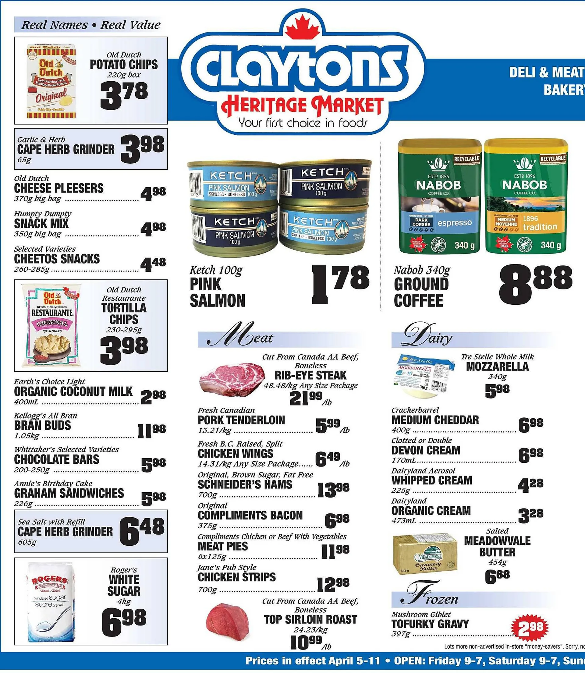 Claytons Heritage Market flyer from April 5 to April 11 2024 - flyer page 