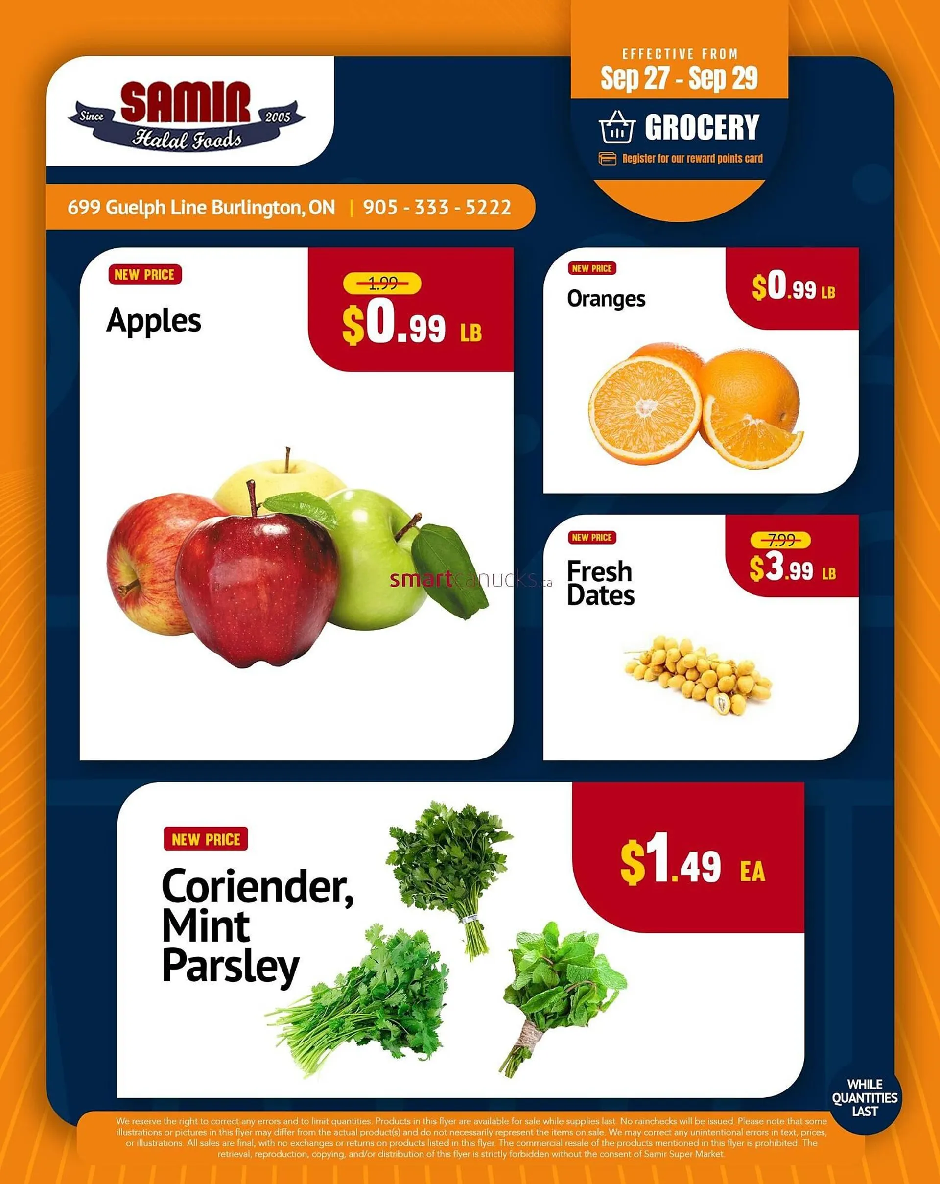 Samir Supermarket flyer from September 25 to October 7 2024 - flyer page 3