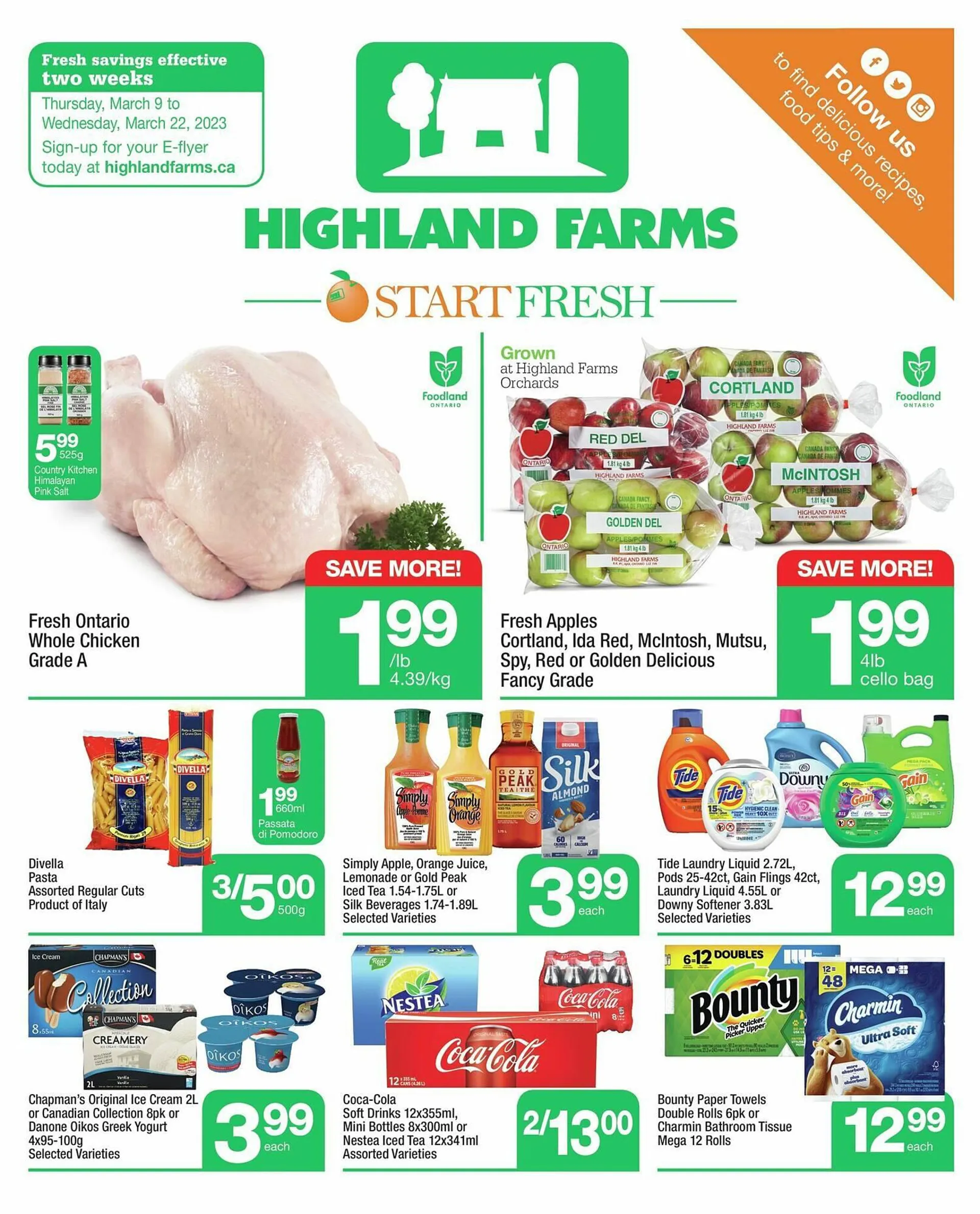 Highland Farms flyer - 1