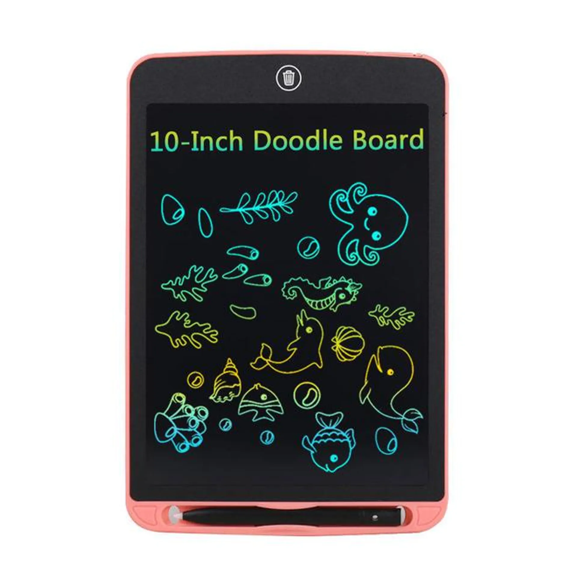 10-Inch Color Electronic Doodle Board - Pink