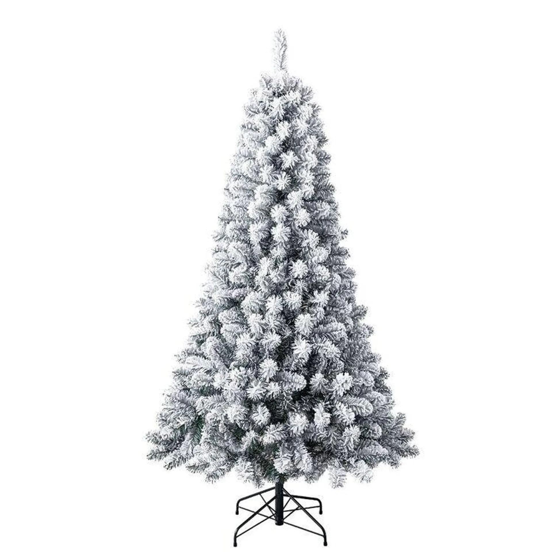 Jolly & Joy 180 cm Flocked Snow Christmas Tree White