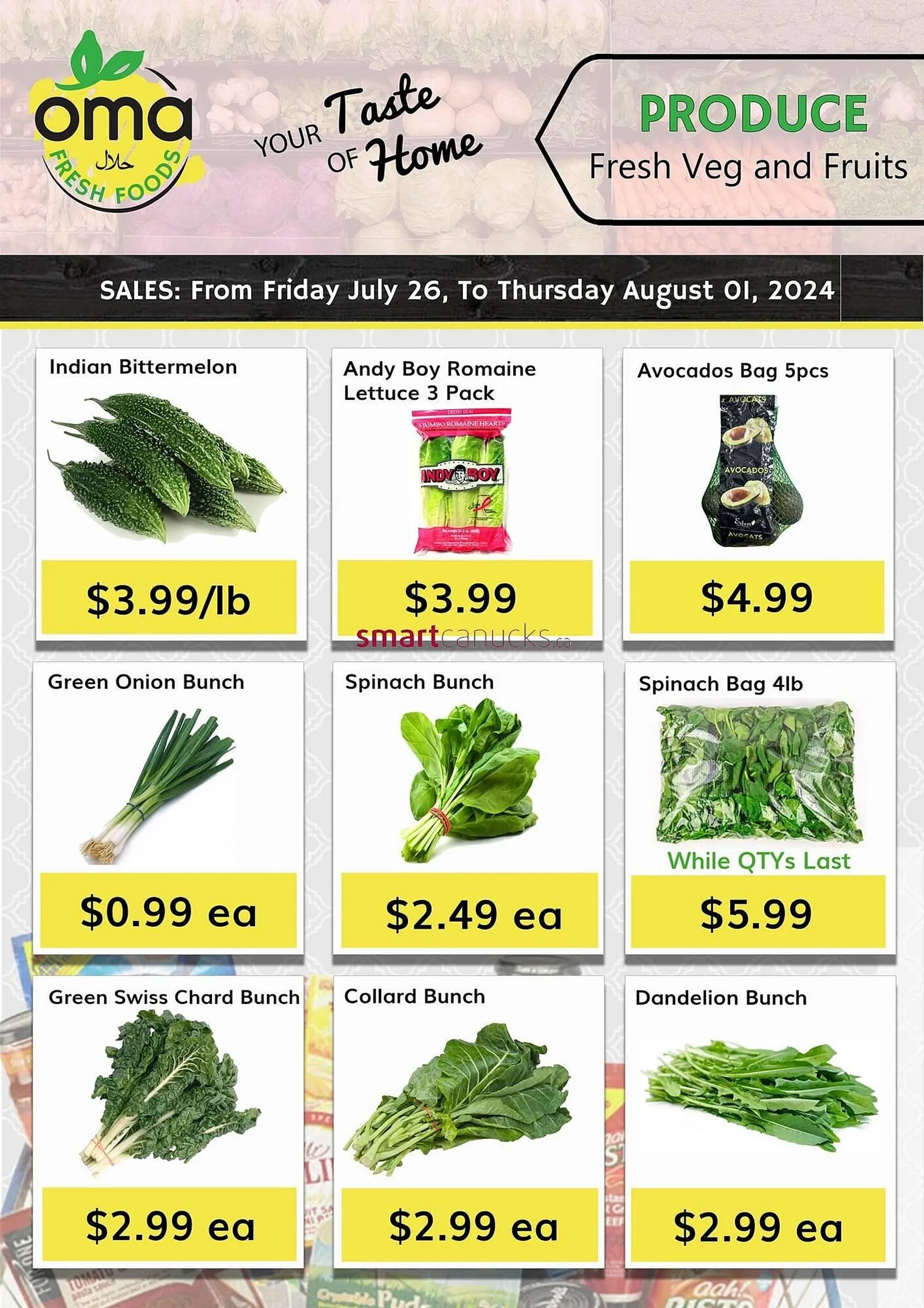 Oma Fresh Foods flyer from July 26 to August 1 2024 - flyer page 7