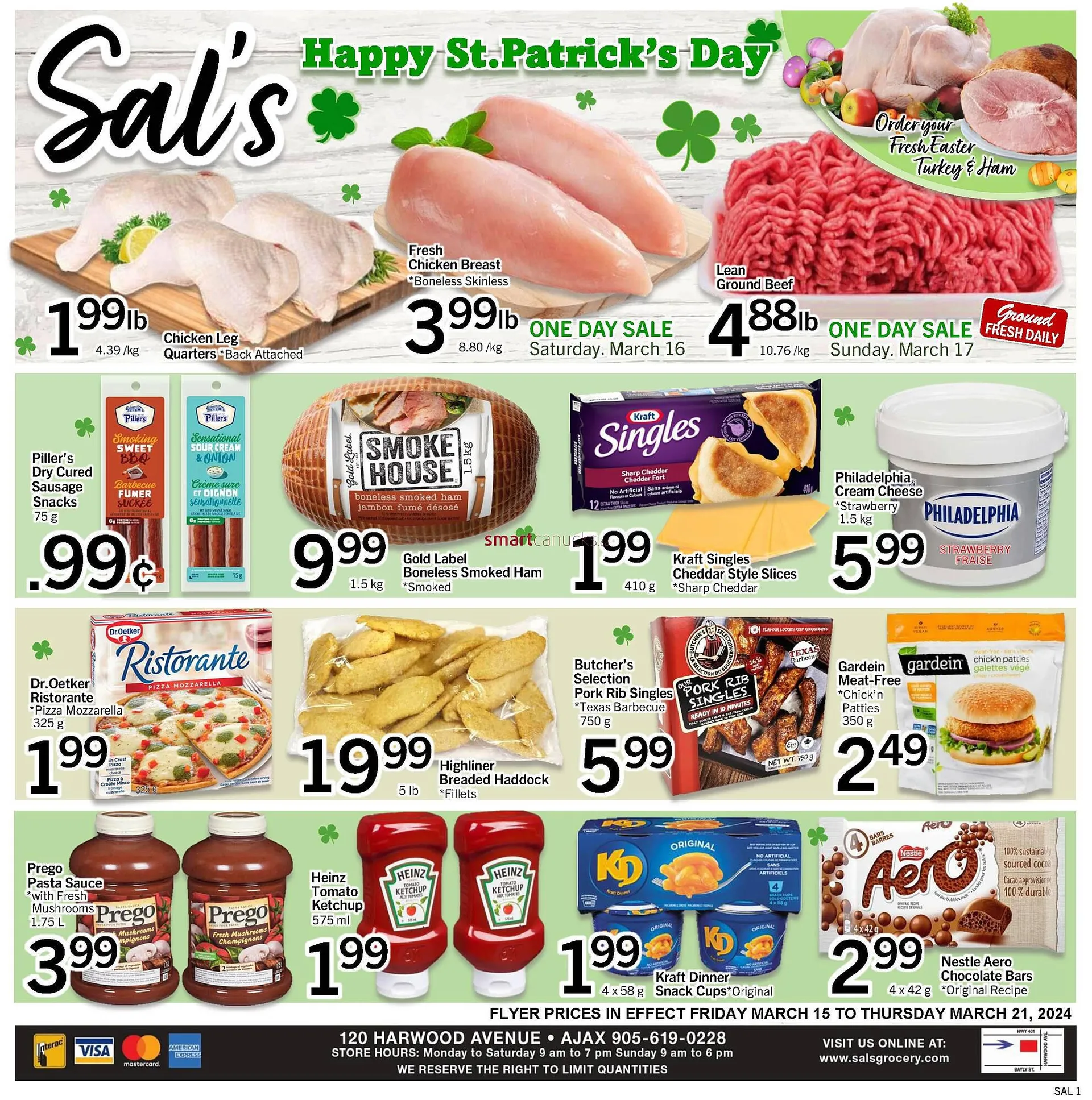 Sal's Grocery flyer from March 15 to March 21 2024 - flyer page 1