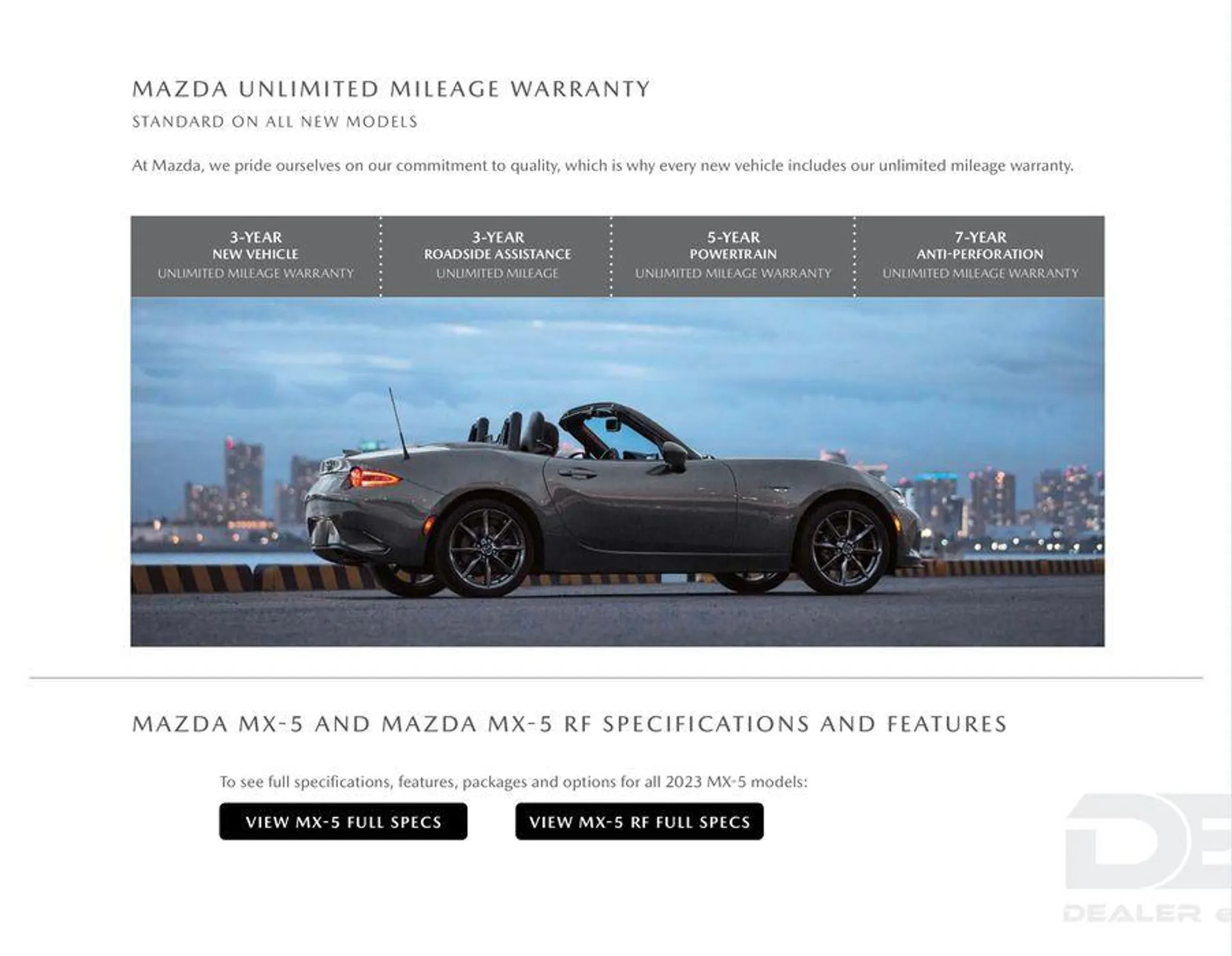 Mazda MX-5 from February 20 to February 20 2025 - flyer page 22