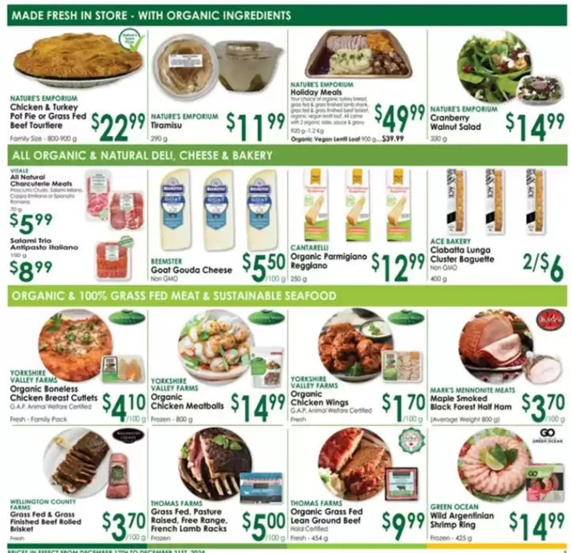 Current deals and offers from December 12 to December 31 2024 - flyer page 5