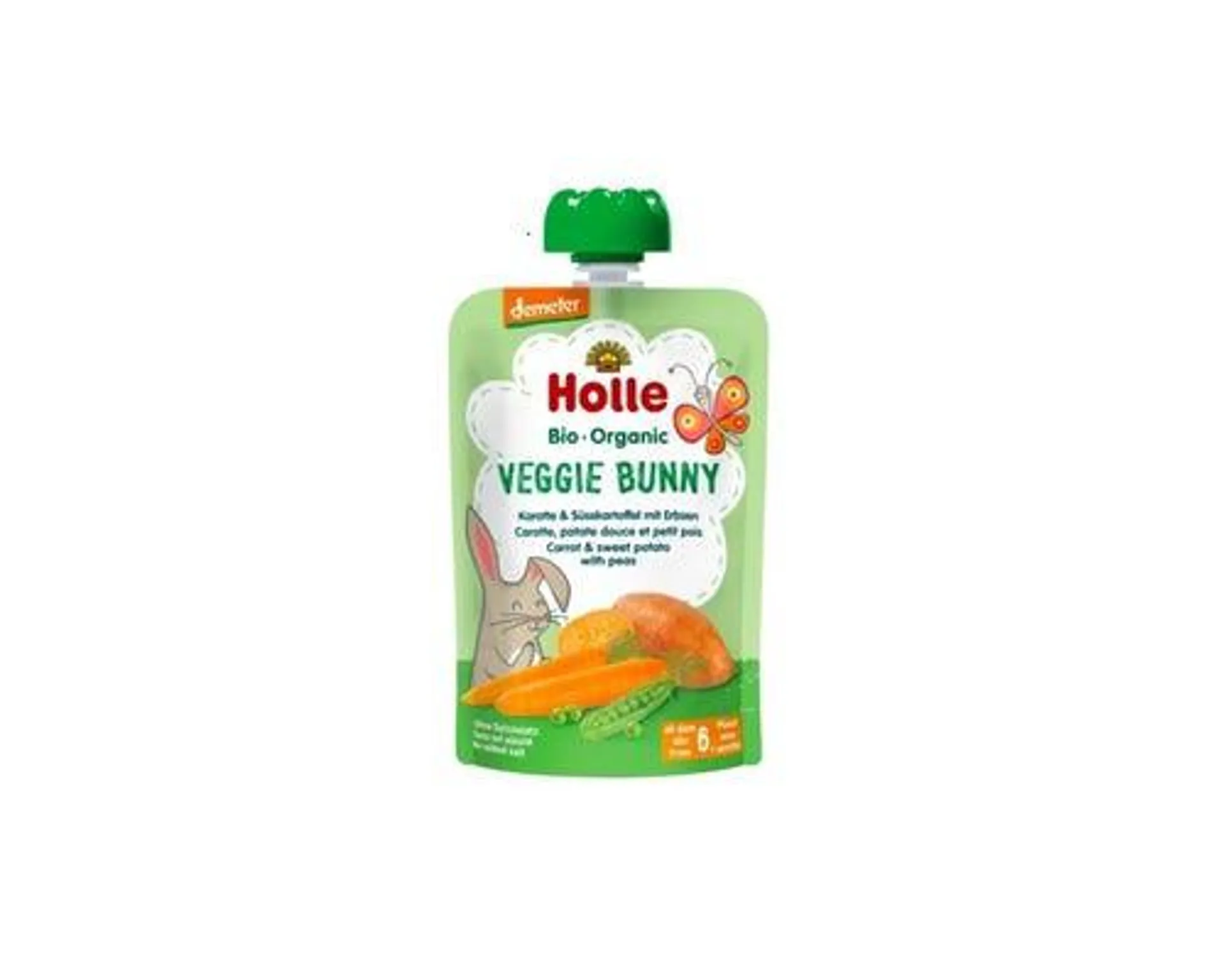 Holle Bio-Organic Baby Food Pouch Veggie Bunny 100g