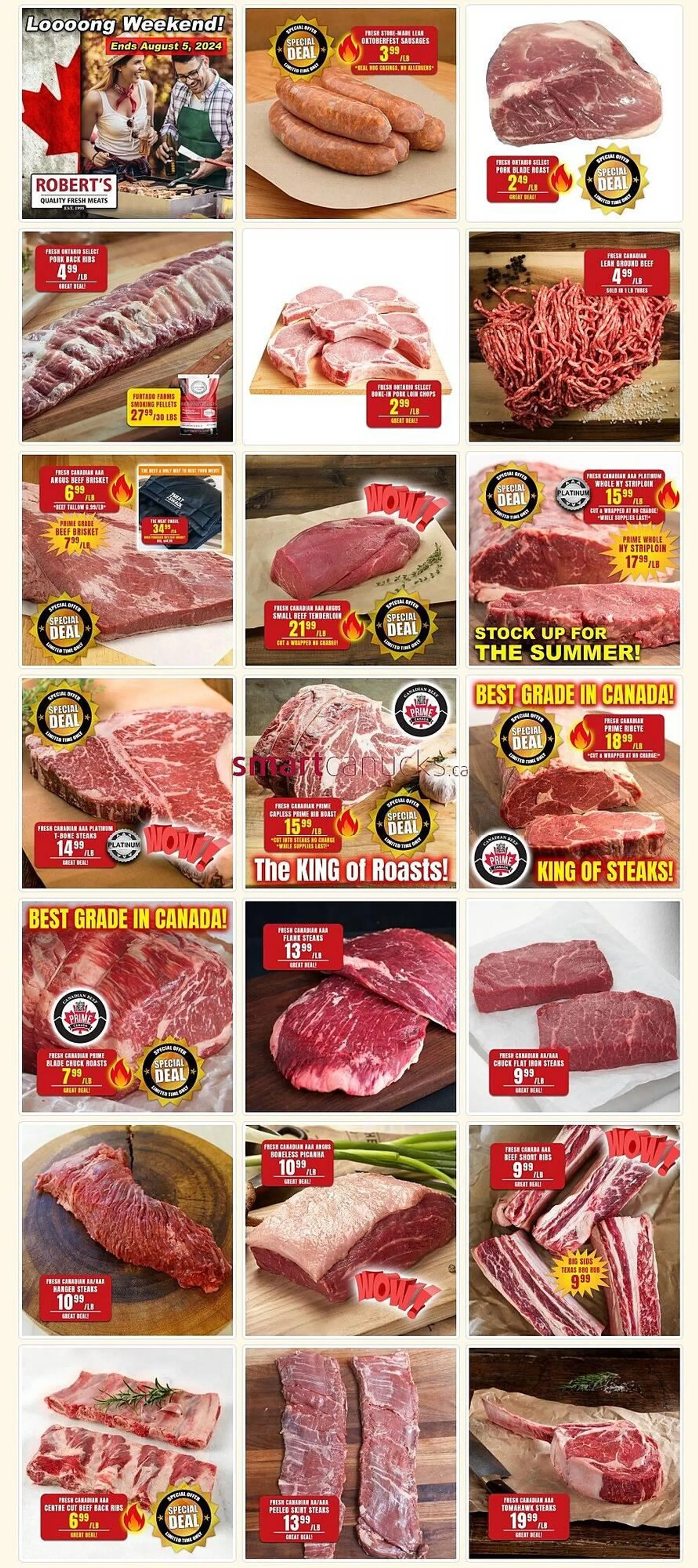 Roberts Fresh and Boxed Meats flyer - 1