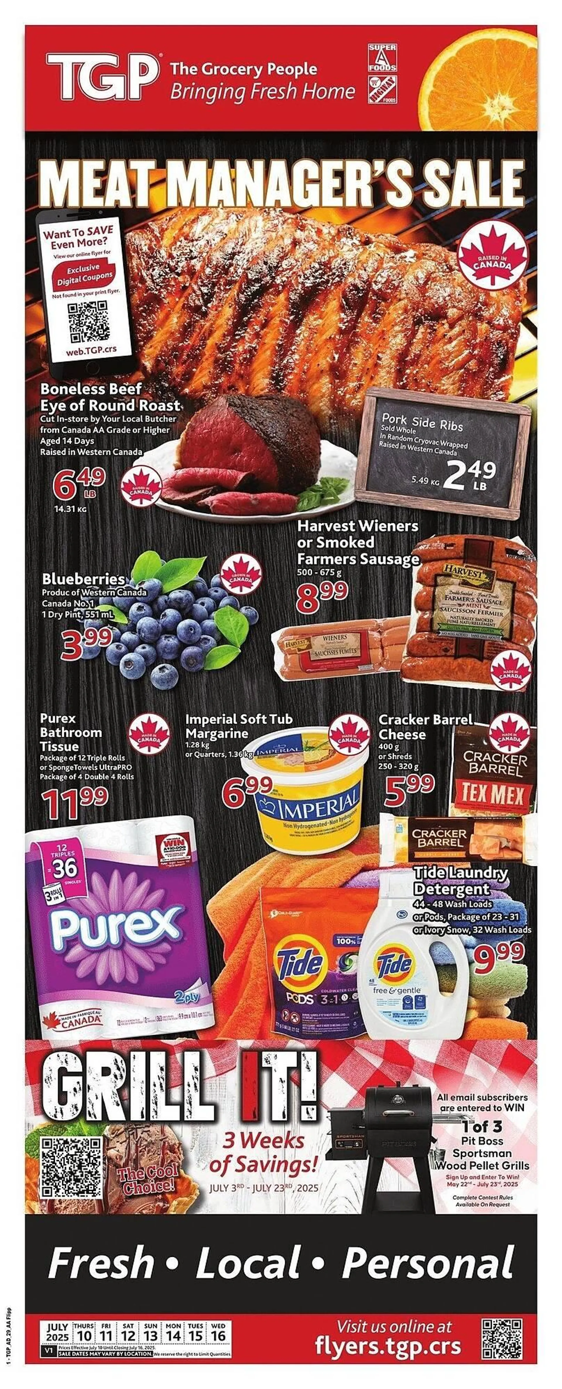 TGP The Grocery People flyer from July 9 to July 15 2025 - flyer page 1
