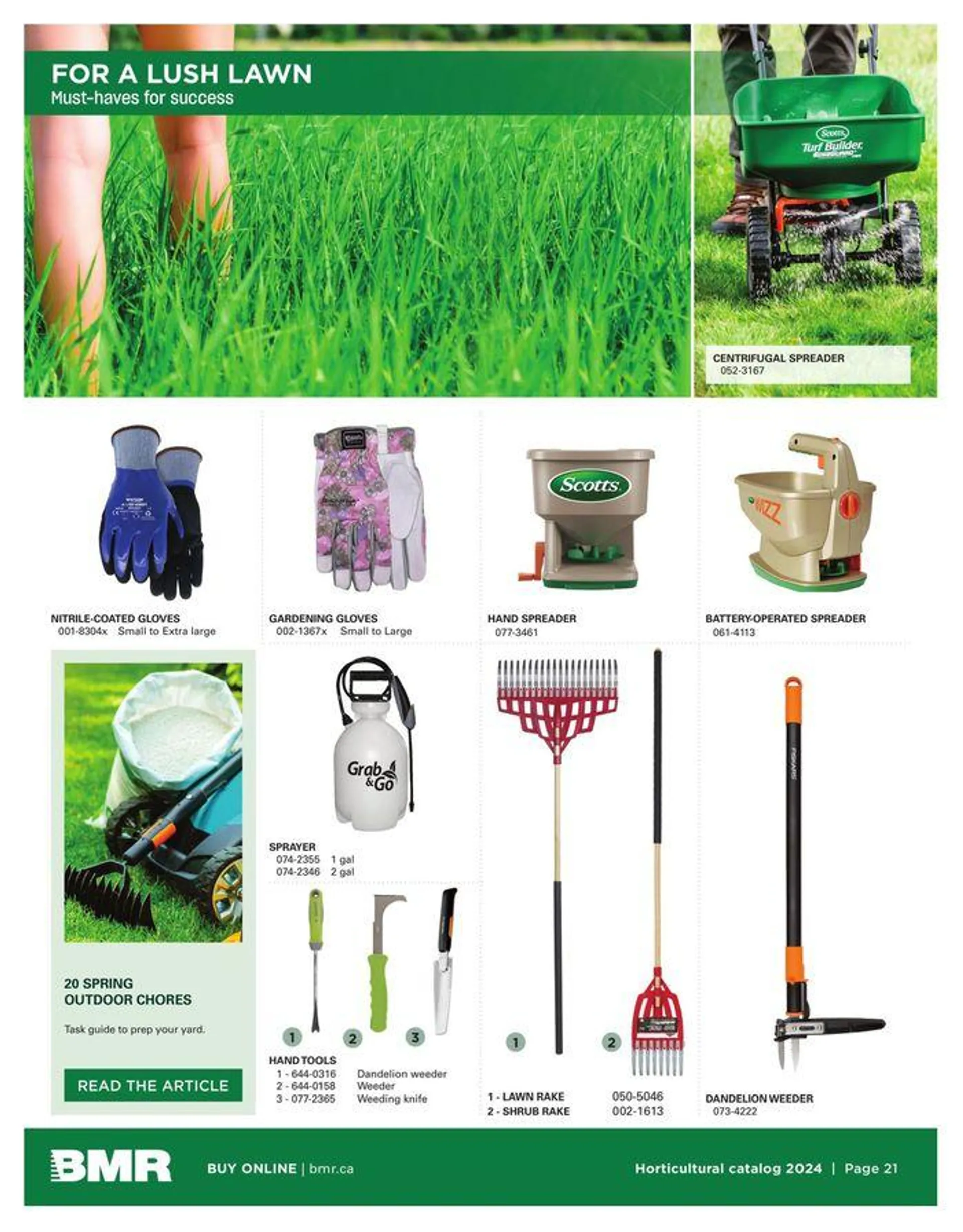 HORTICULTURAL CATALOG 2024 from April 11 to December 31 2024 - flyer page 21