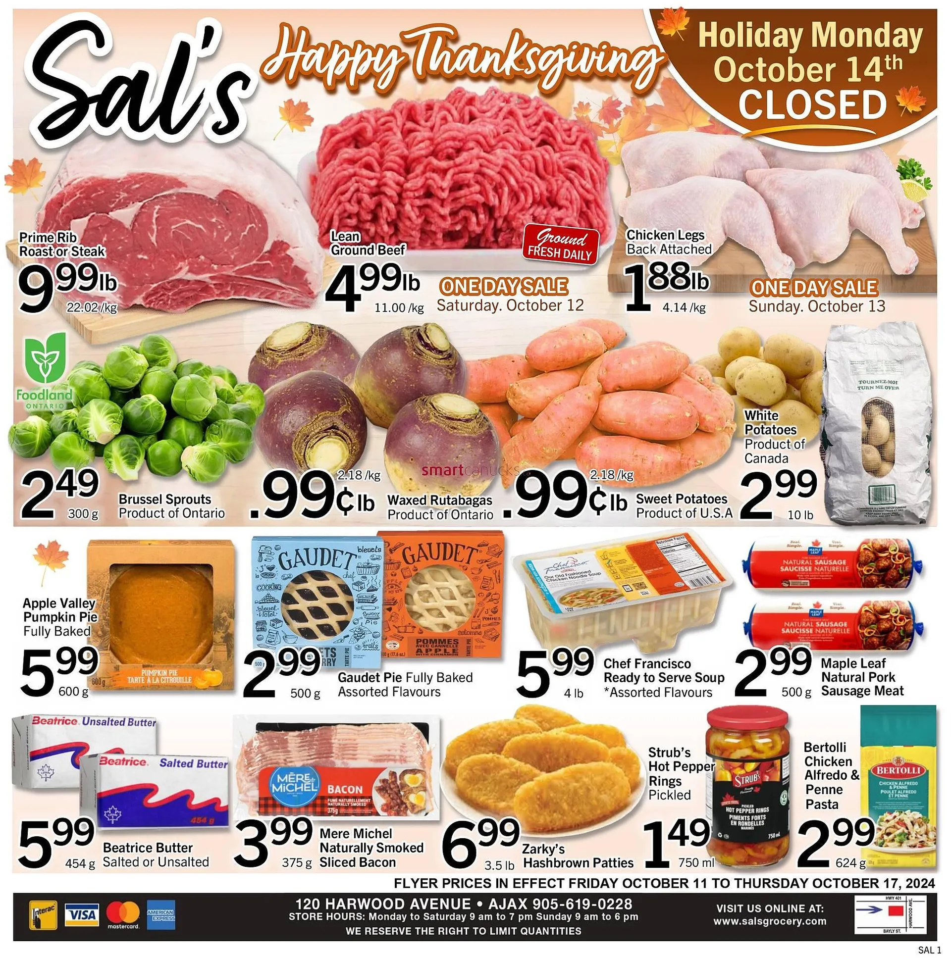 Sals Grocery flyer - 1