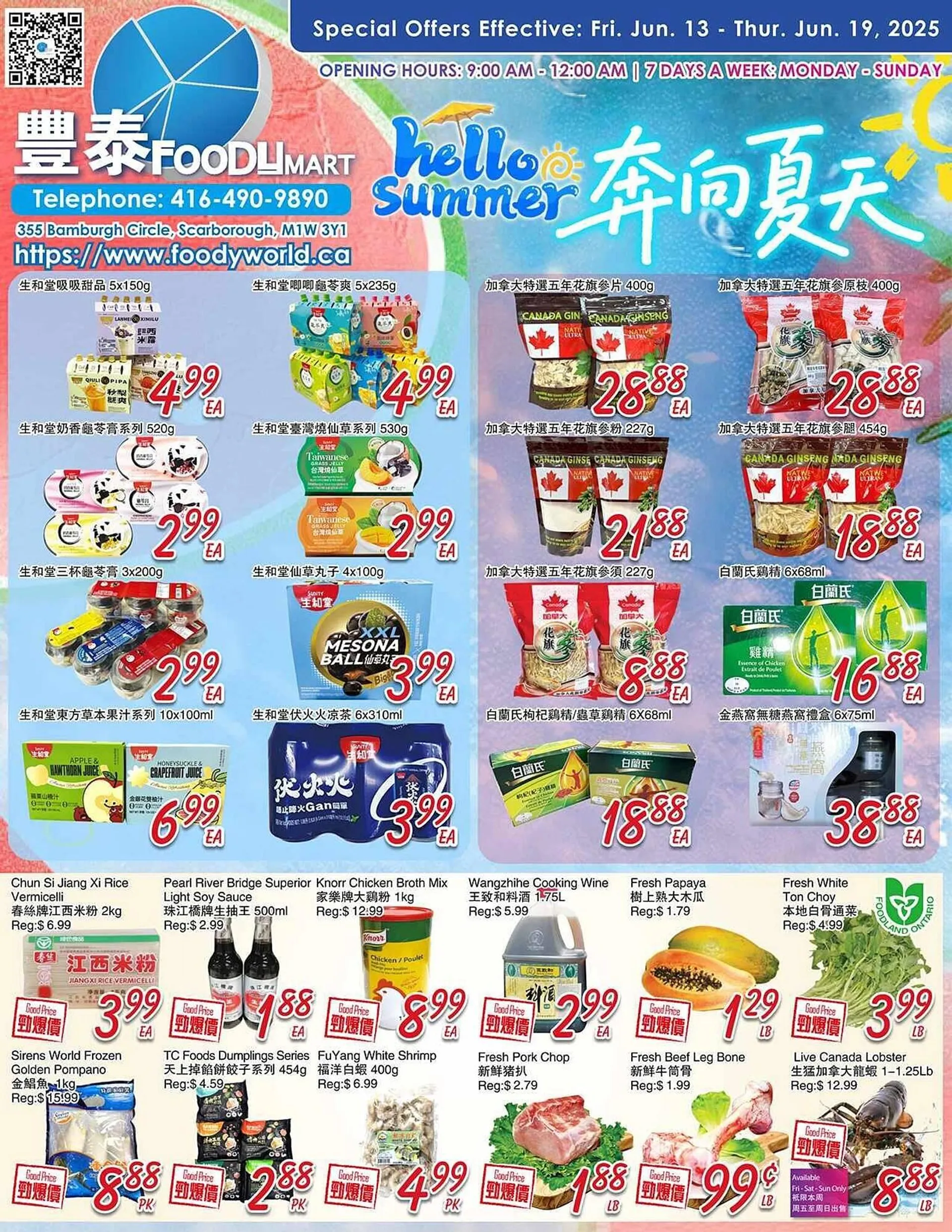 Foody Mart flyer from June 13 to June 20 2025 - flyer page 1