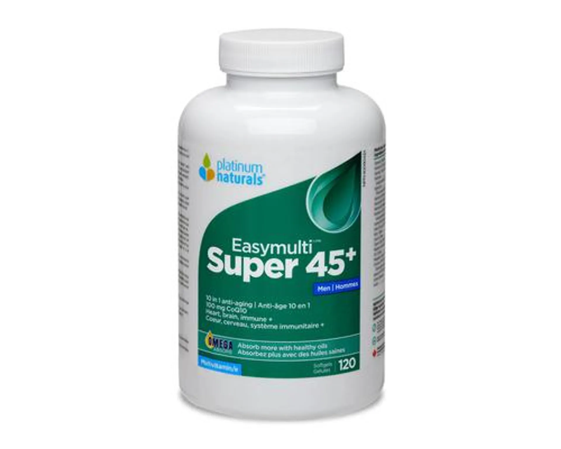 Platinum Naturals Easymulti Super 45+ Men 120 Softgels