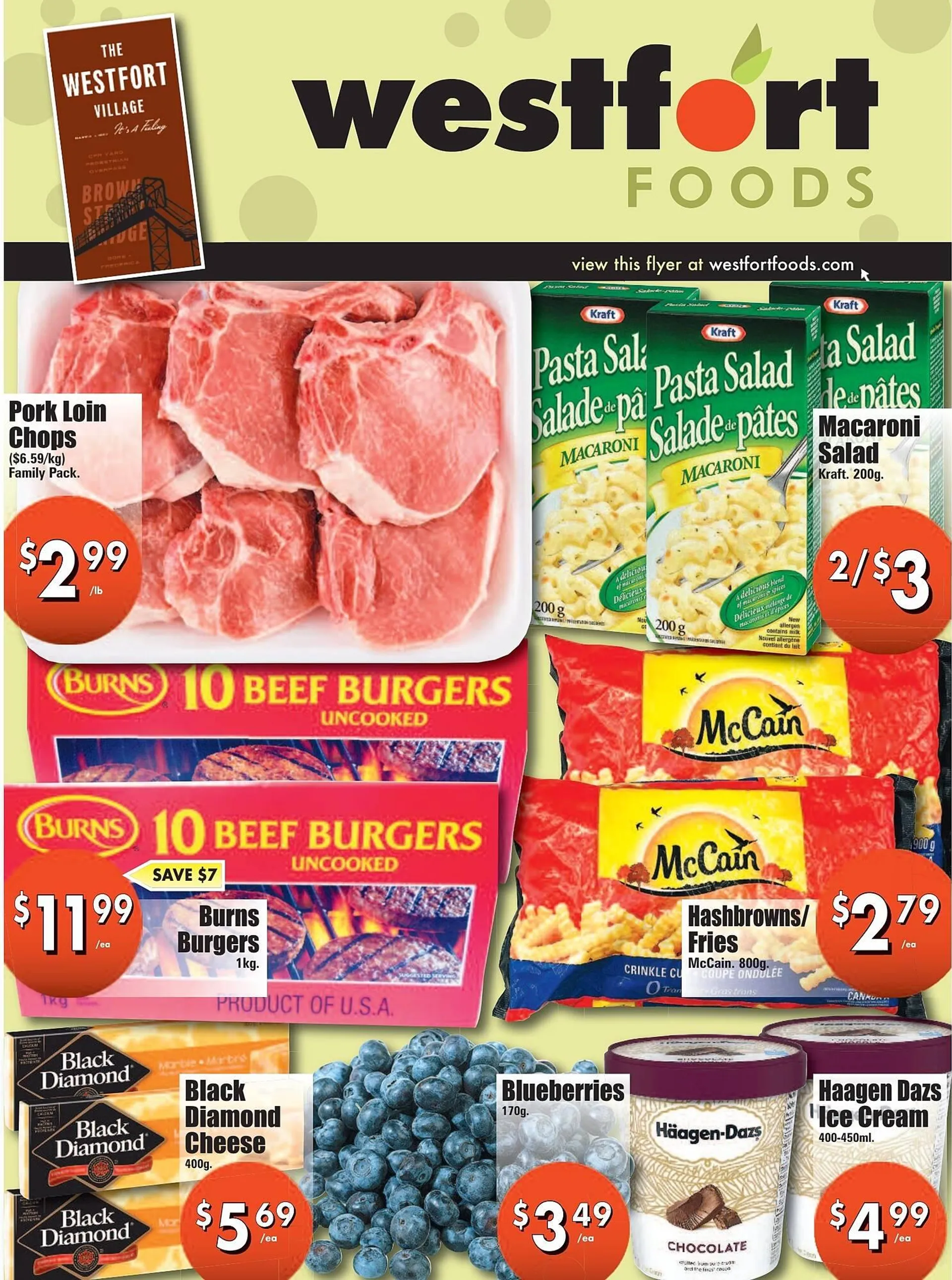 Westfort Foods flyer - 1