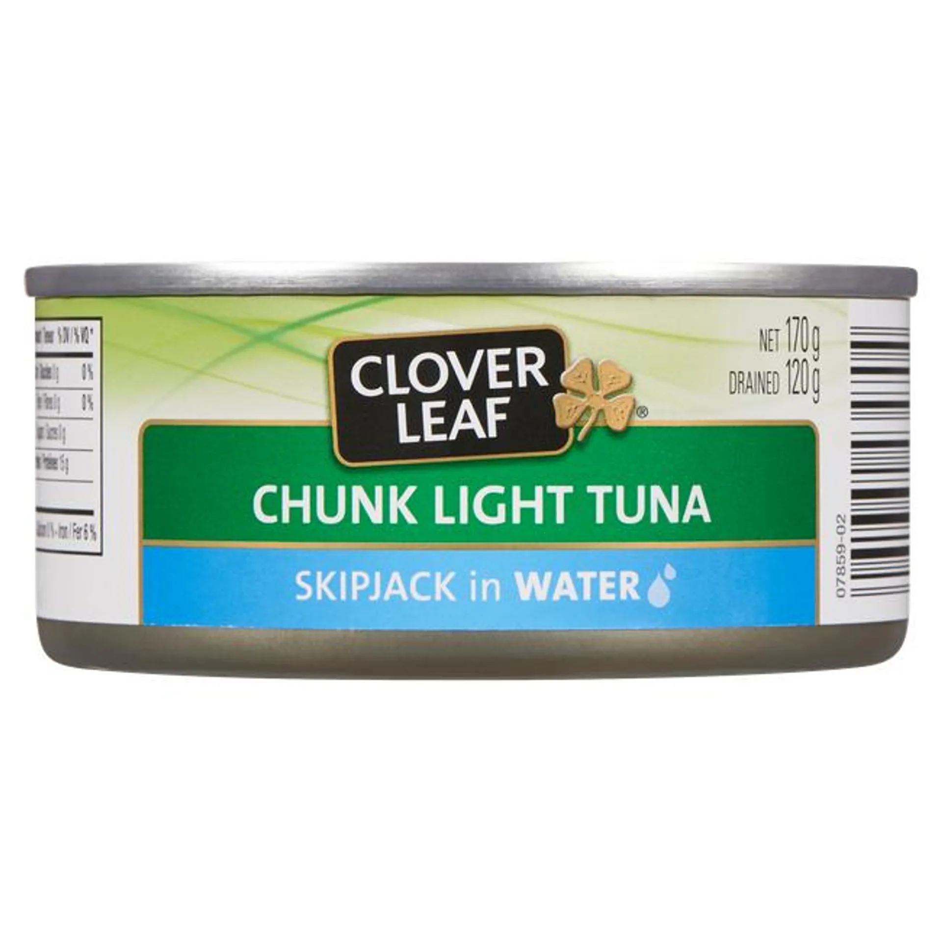 Clover Leaf Chunk Light Tuna Skipjack in Water 170 g