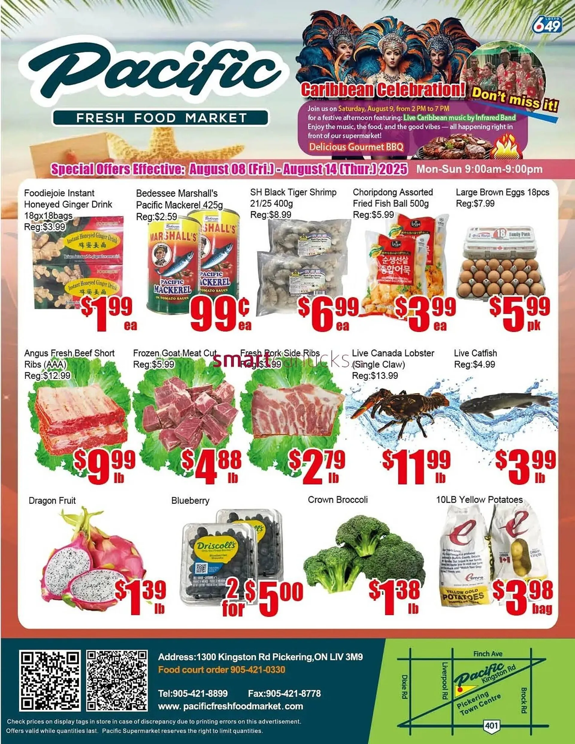 New Pacific Supermarket flyer from August 8 to August 14 2025 - flyer page 1