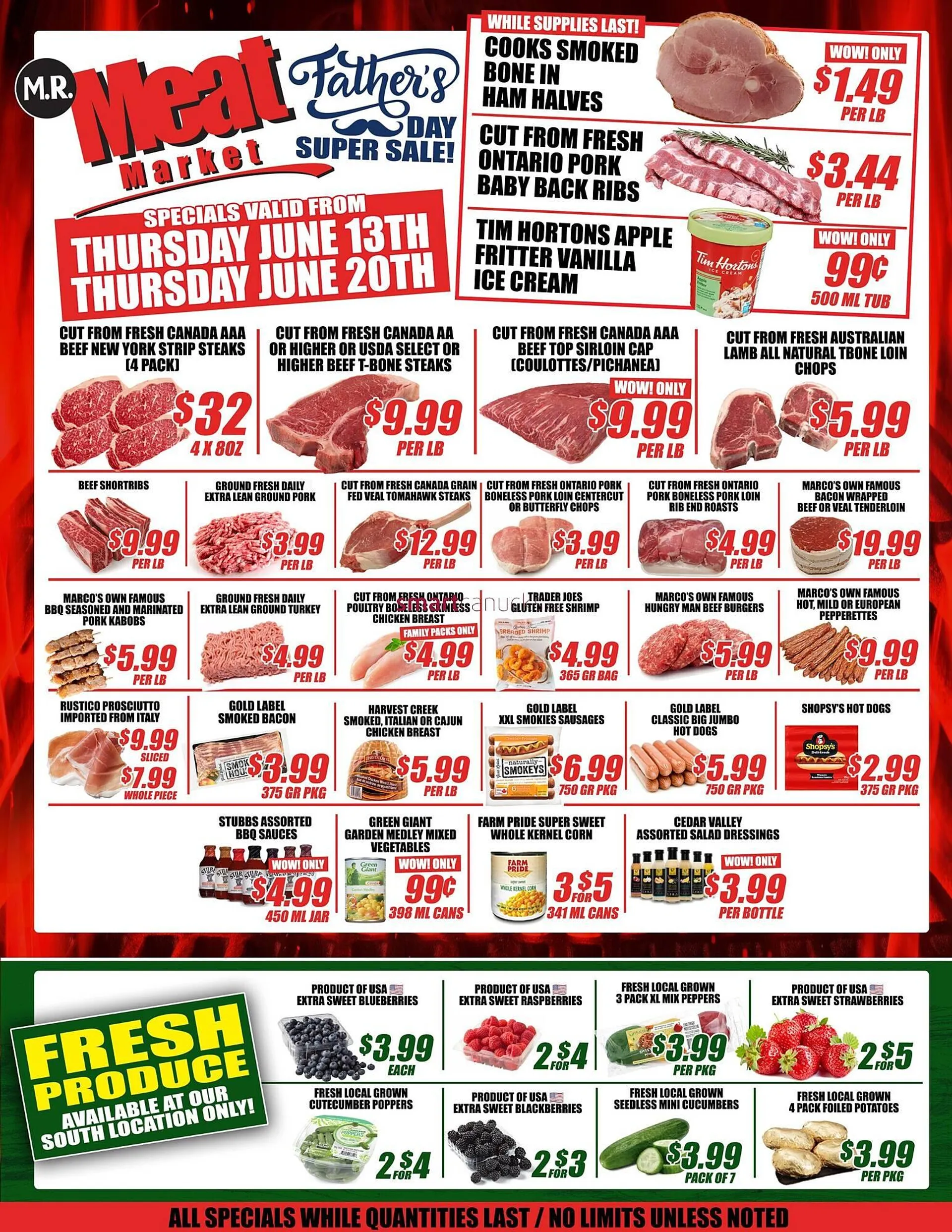 Mr. Meat Market flyer - 1