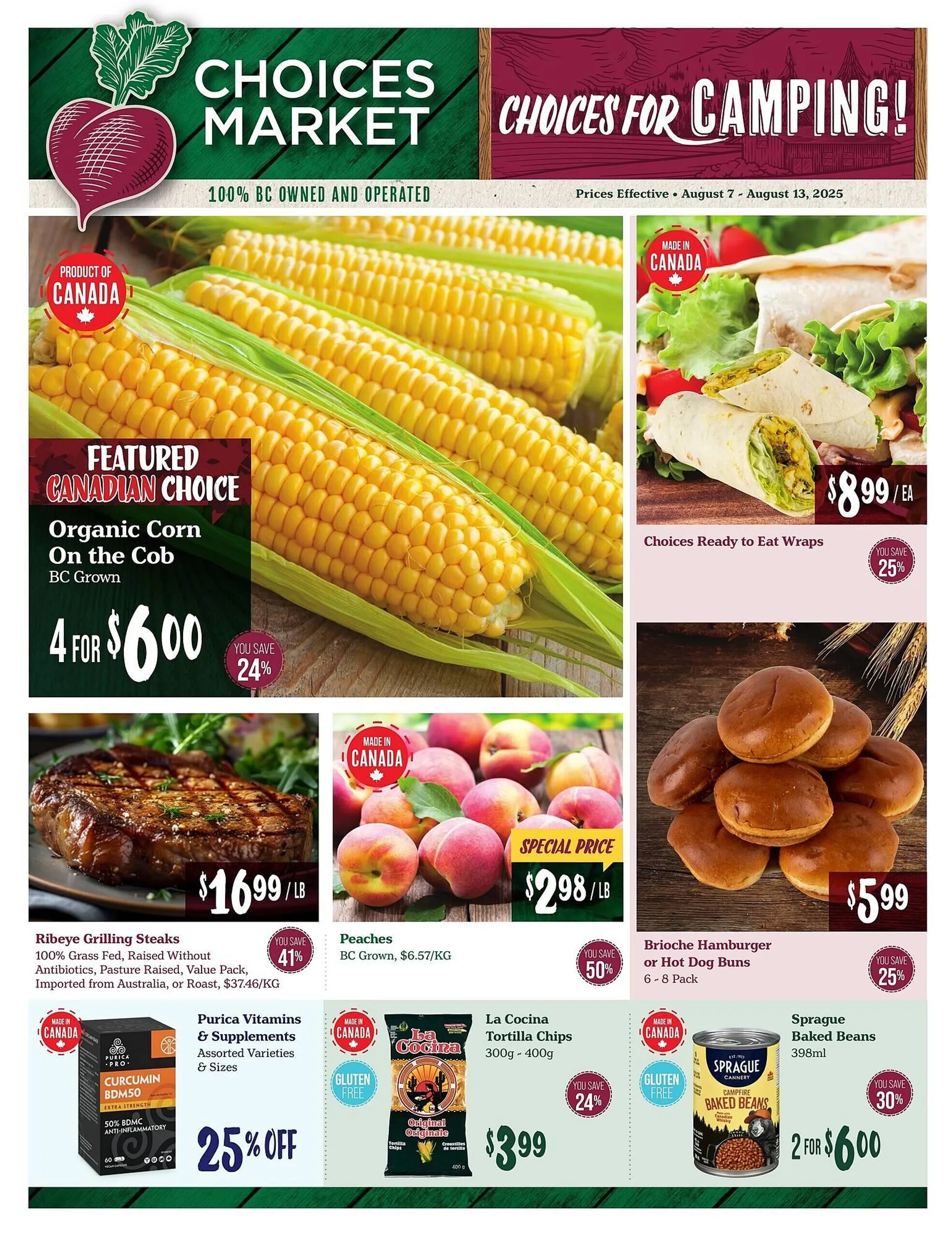 Choices Market flyer from August 7 to August 13 2025 - flyer page 1