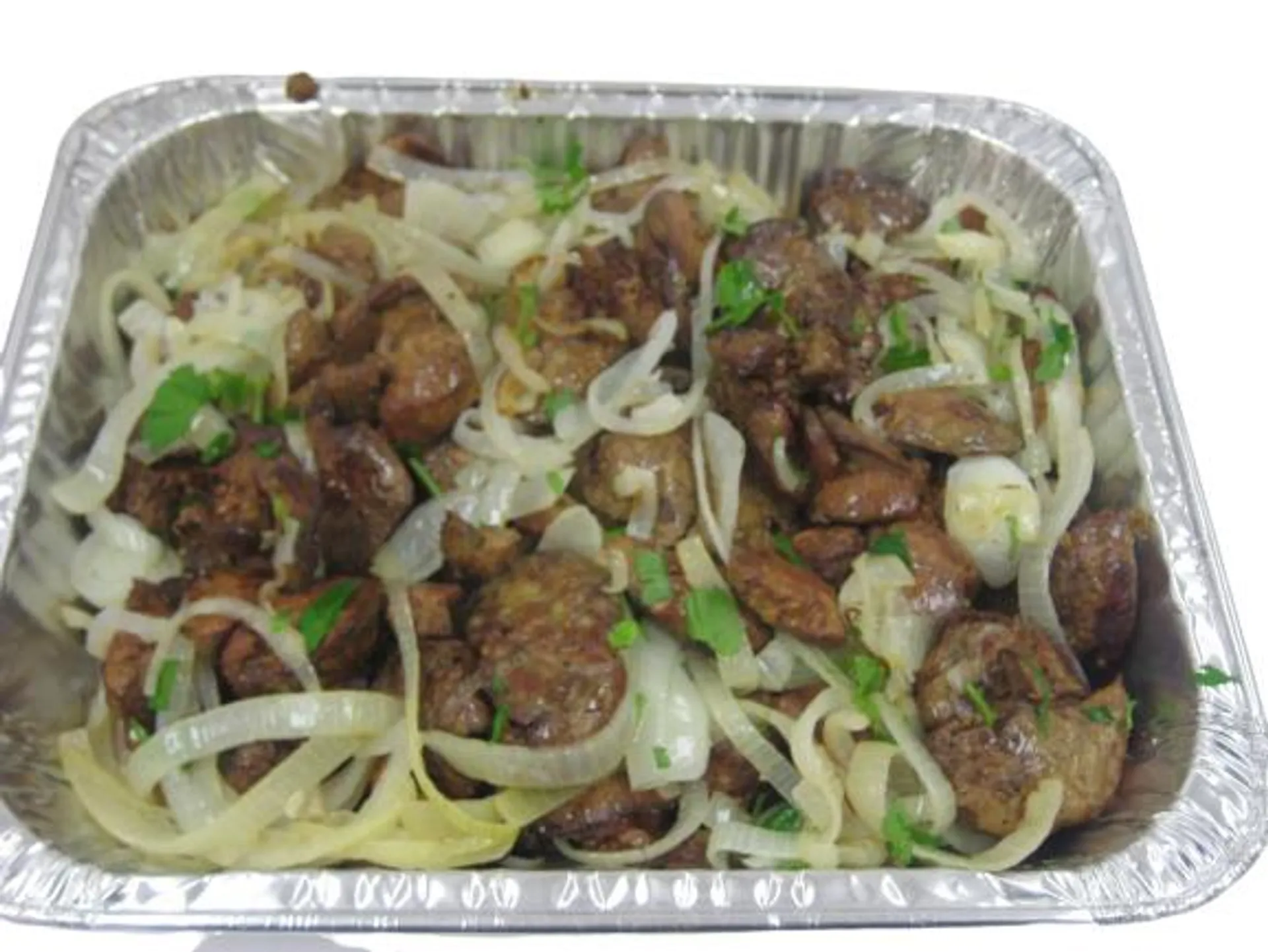 Roasted Chicken Liver with Onion