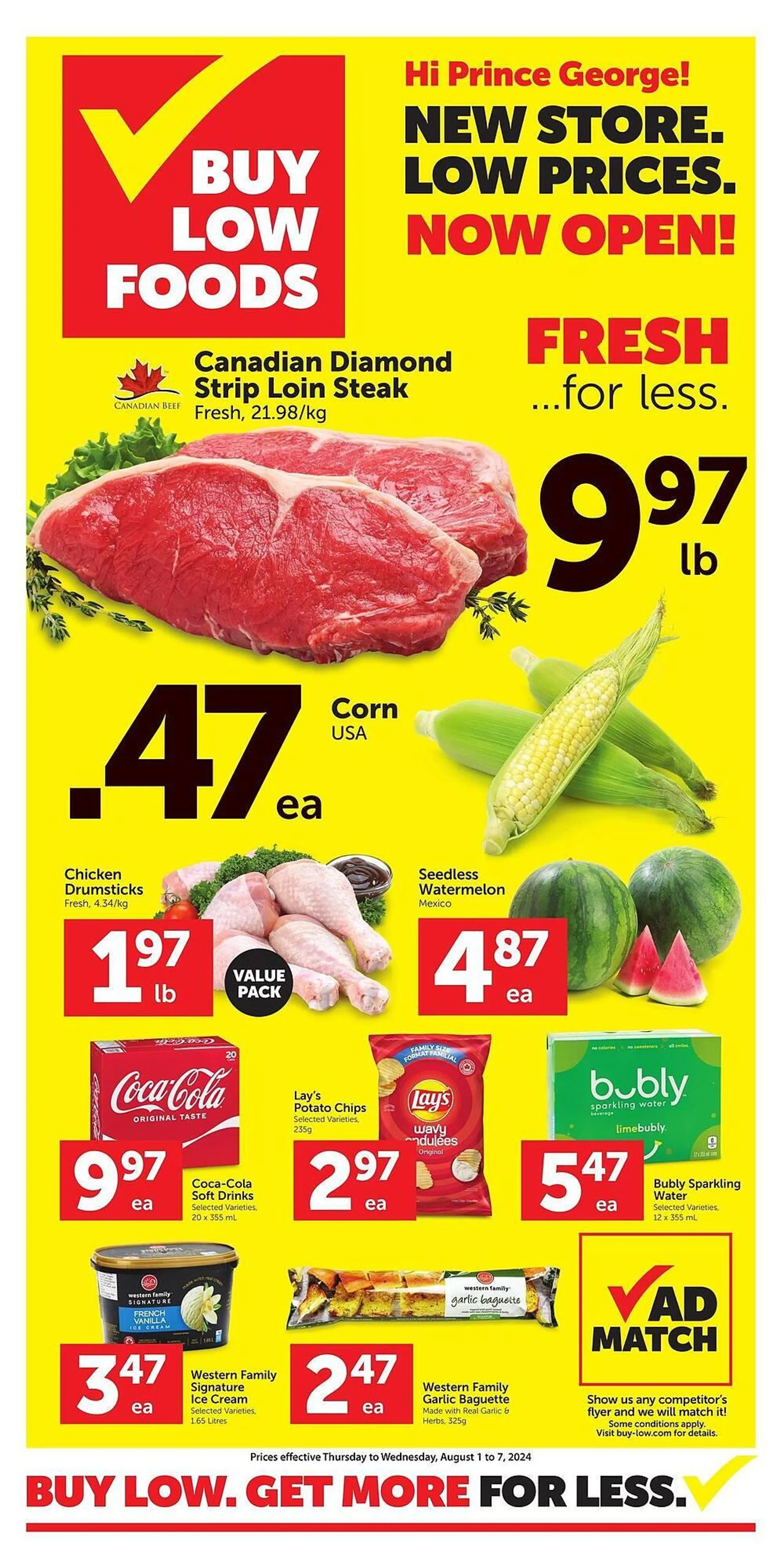 Buy-Low Foods flyer from August 1 to August 7 2024 - flyer page 2