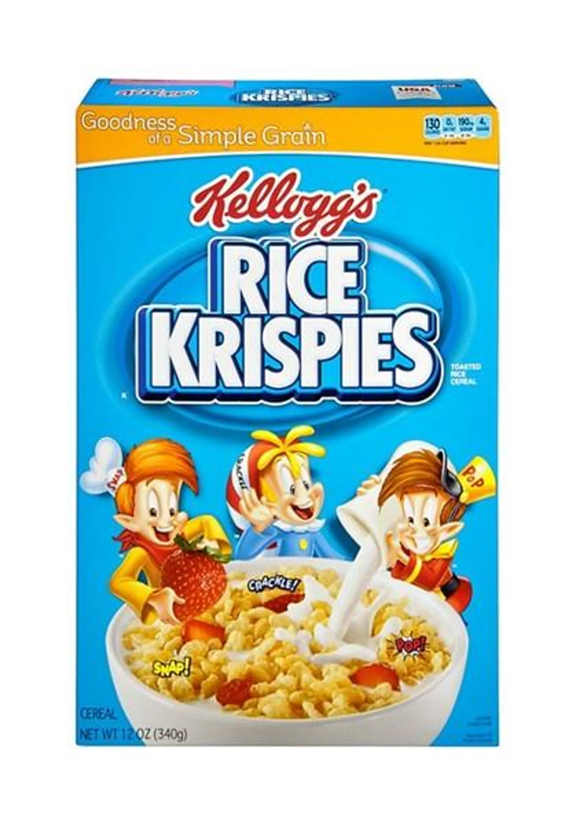 Kellogg's Rice Krispies Cereal, 340 g