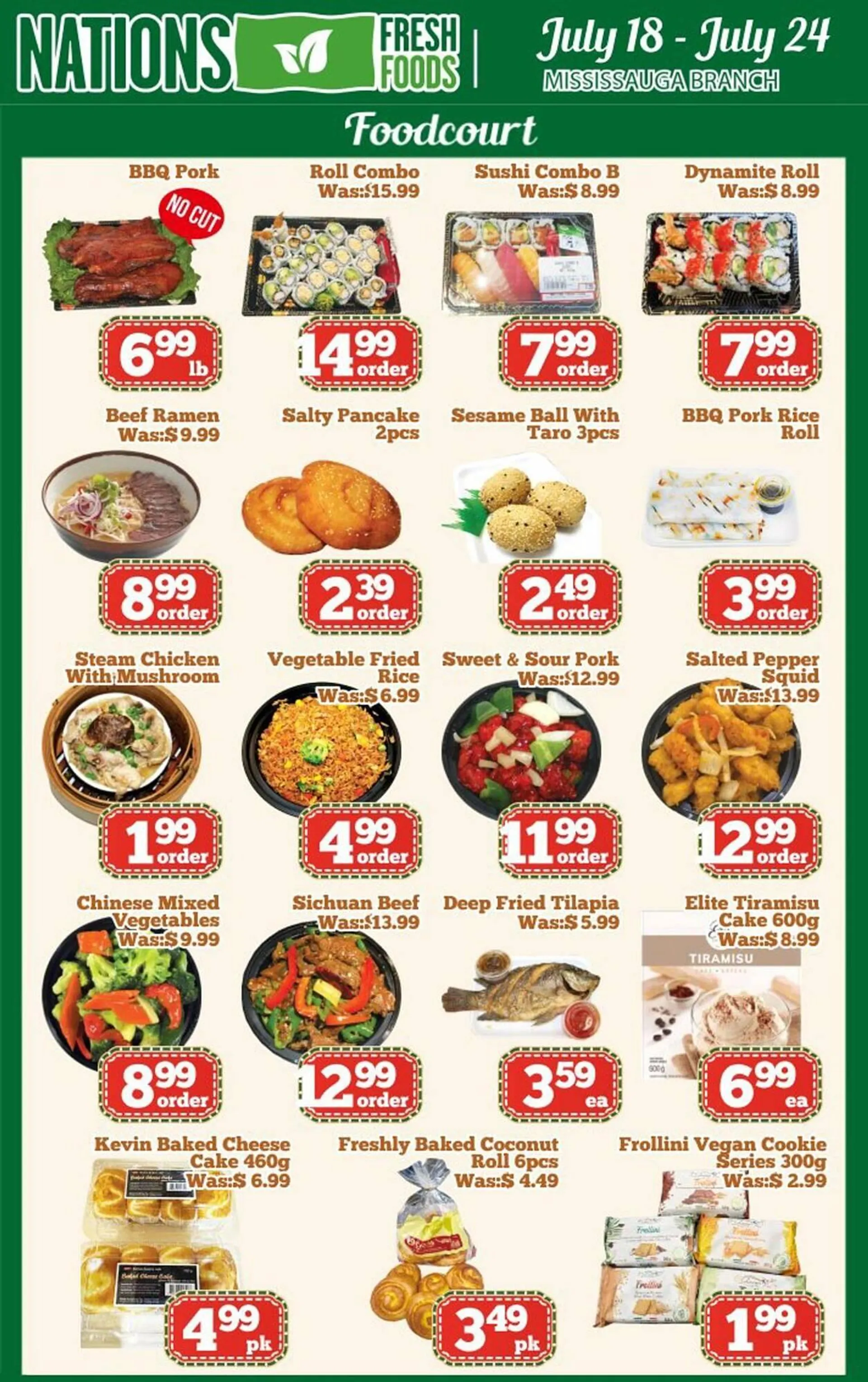 Nations Fresh Foods flyer from July 21 to July 24 2025 - flyer page 1