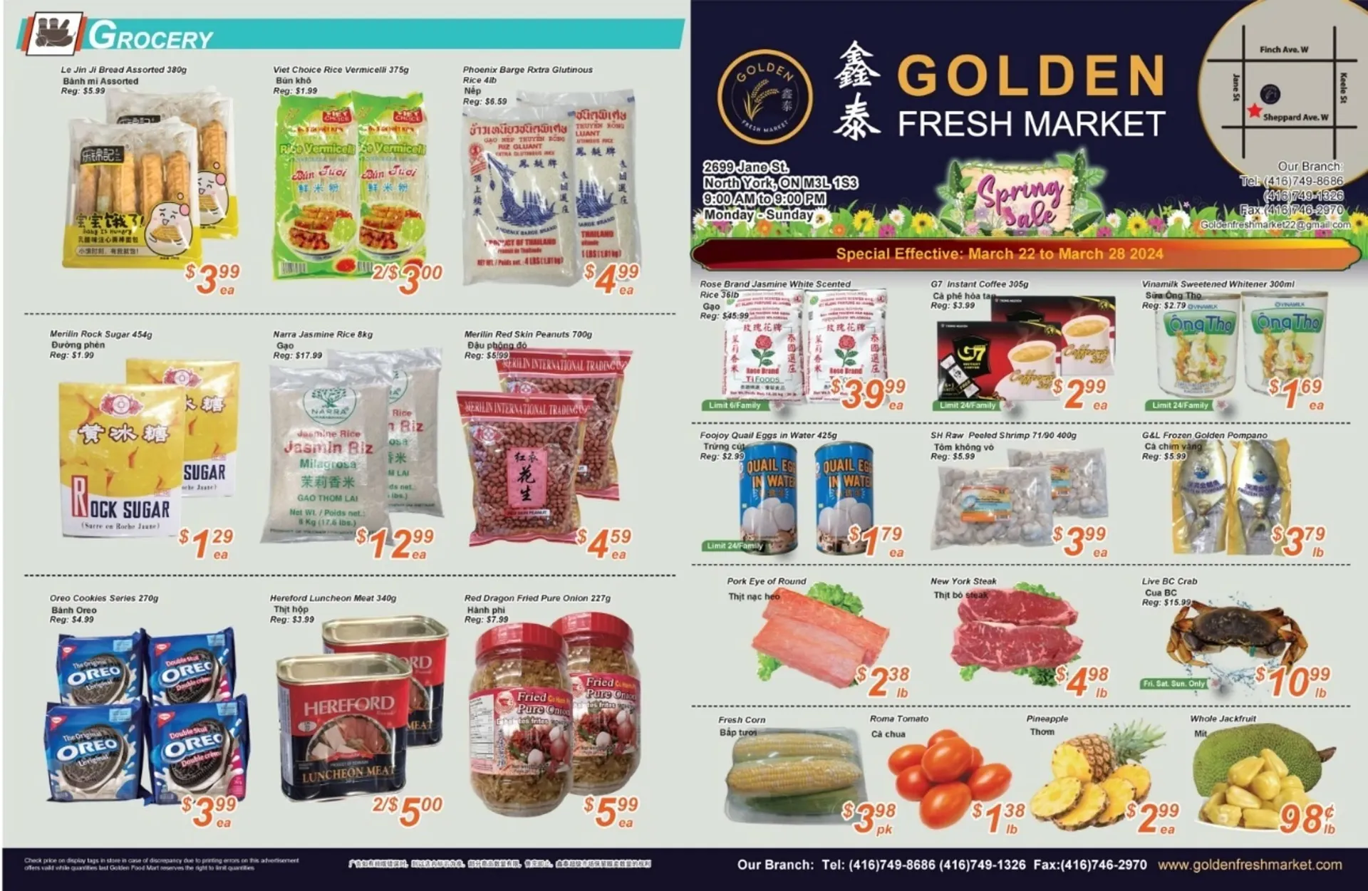 Golden Fresh Market flyer from March 22 to March 28 2024 - flyer page 