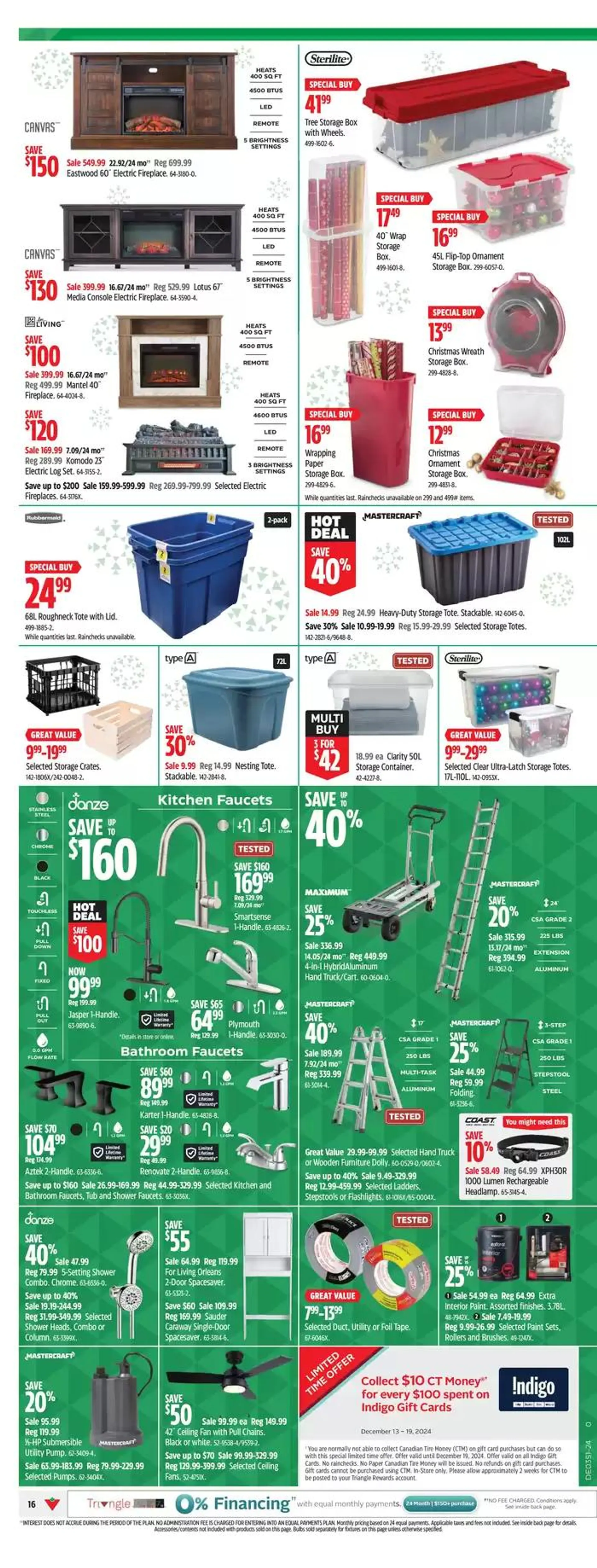 Canadian Tire weekly flyer from December 12 to December 22 2024 - flyer page 16