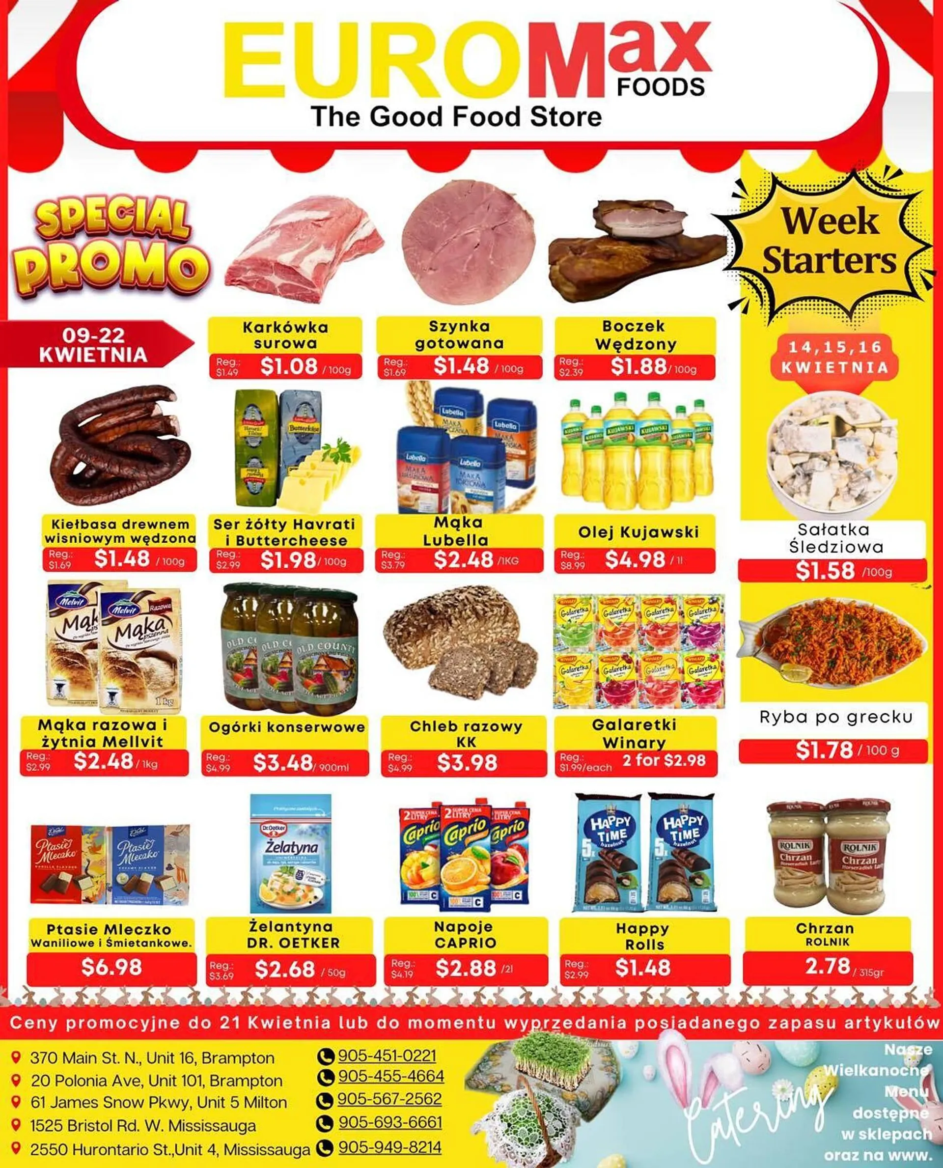 EuroMax Foods flyer - 1