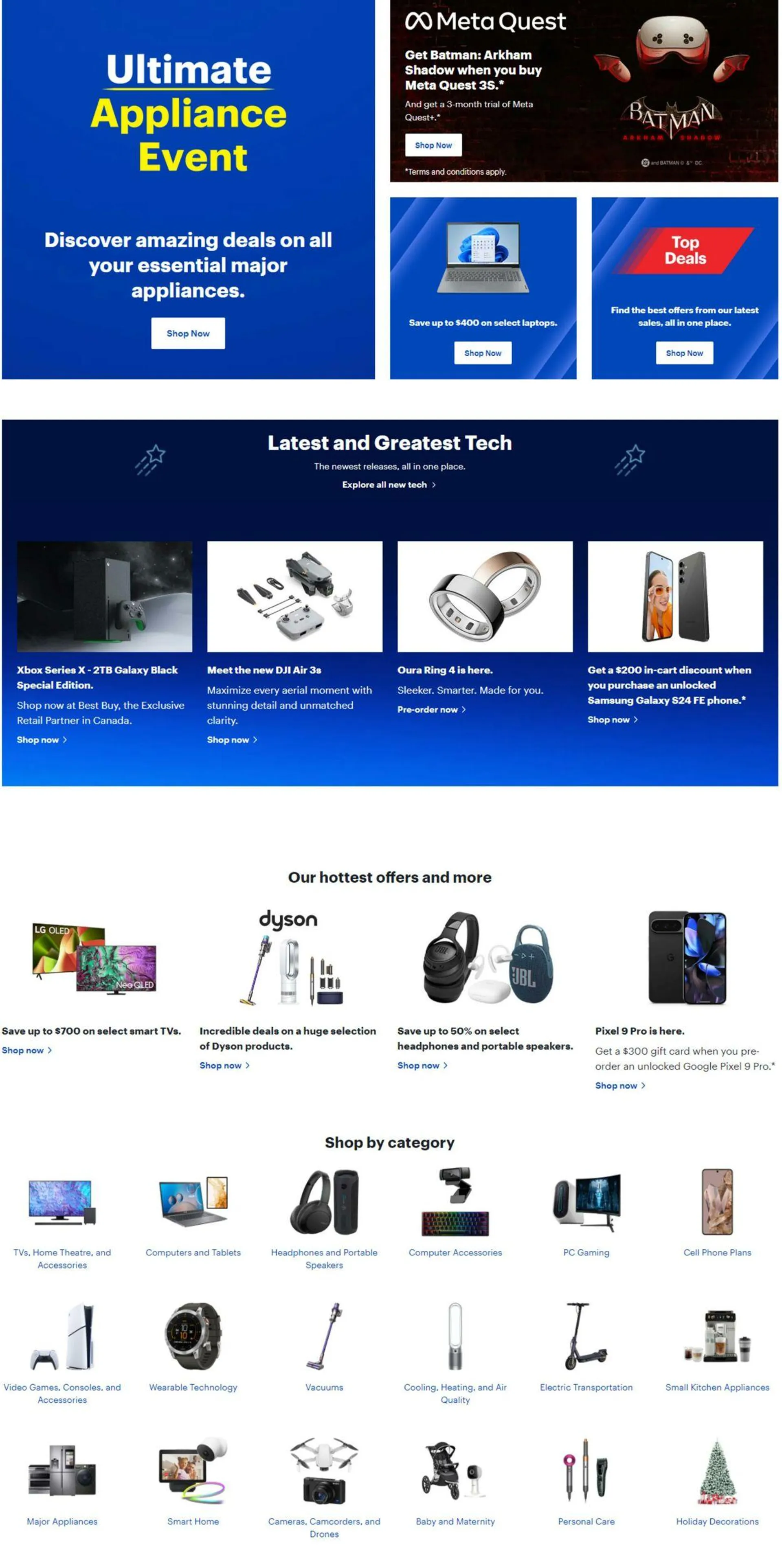 Best Buy Current flyer from October 15 to October 29 2024 - flyer page 1