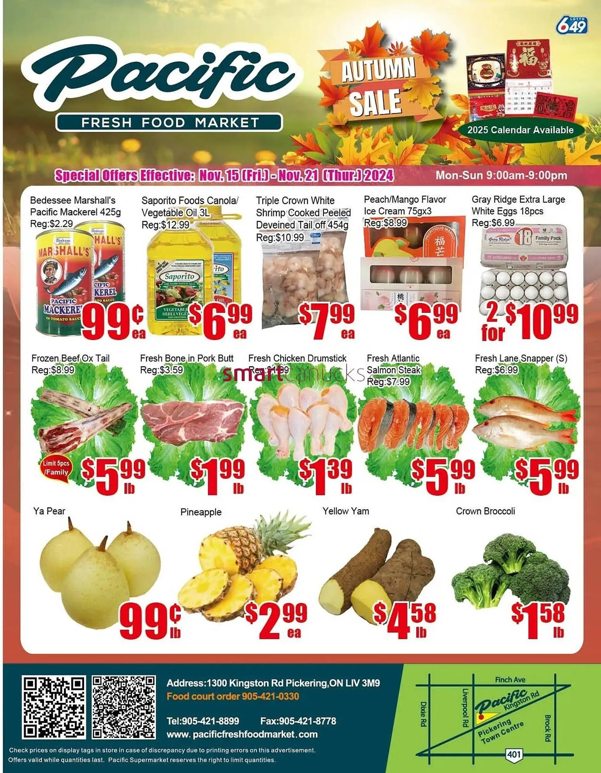 New Pacific Supermarket flyer - 1