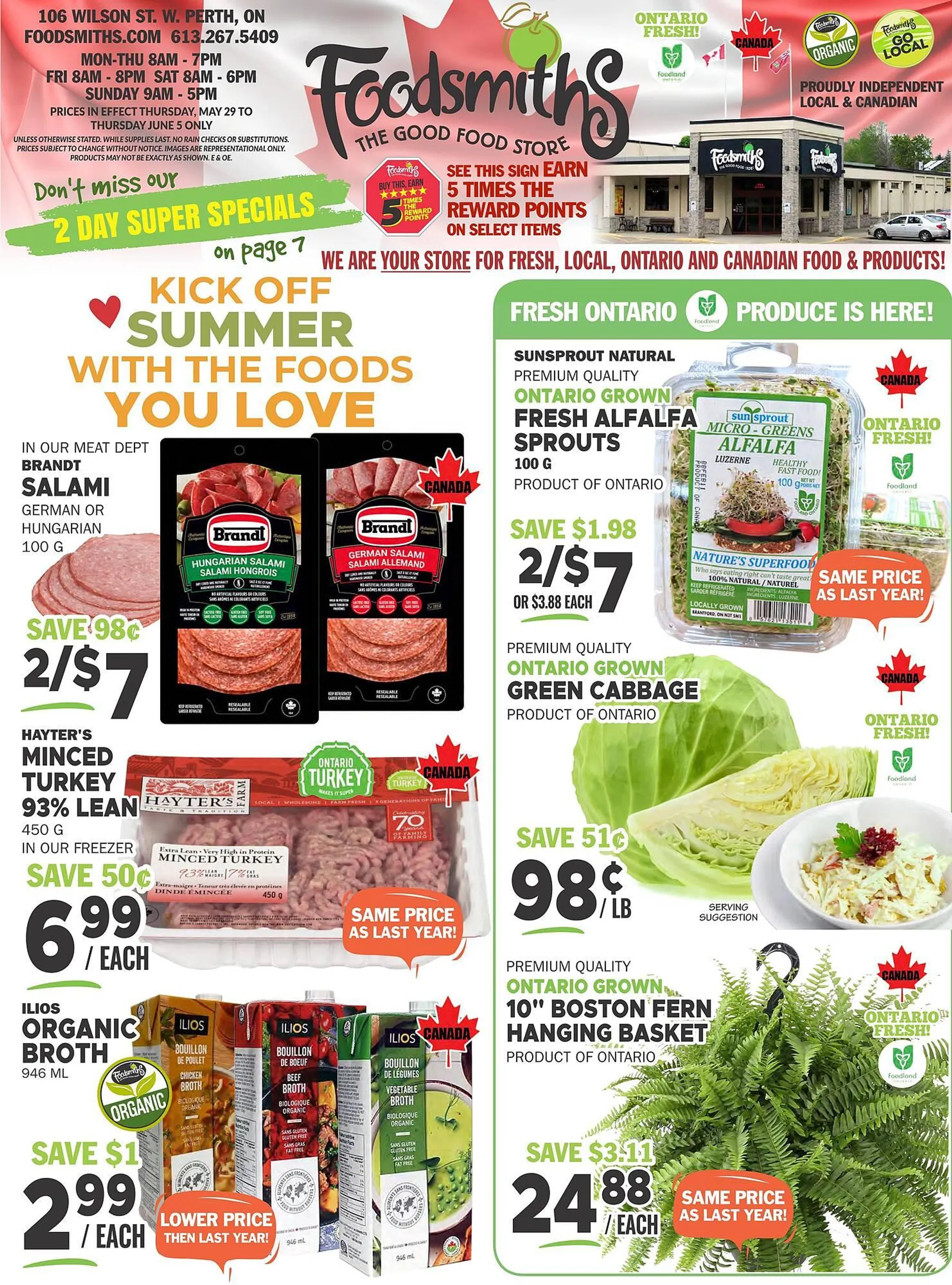Foodsmiths flyer from May 29 to June 4 2025 - flyer page 1