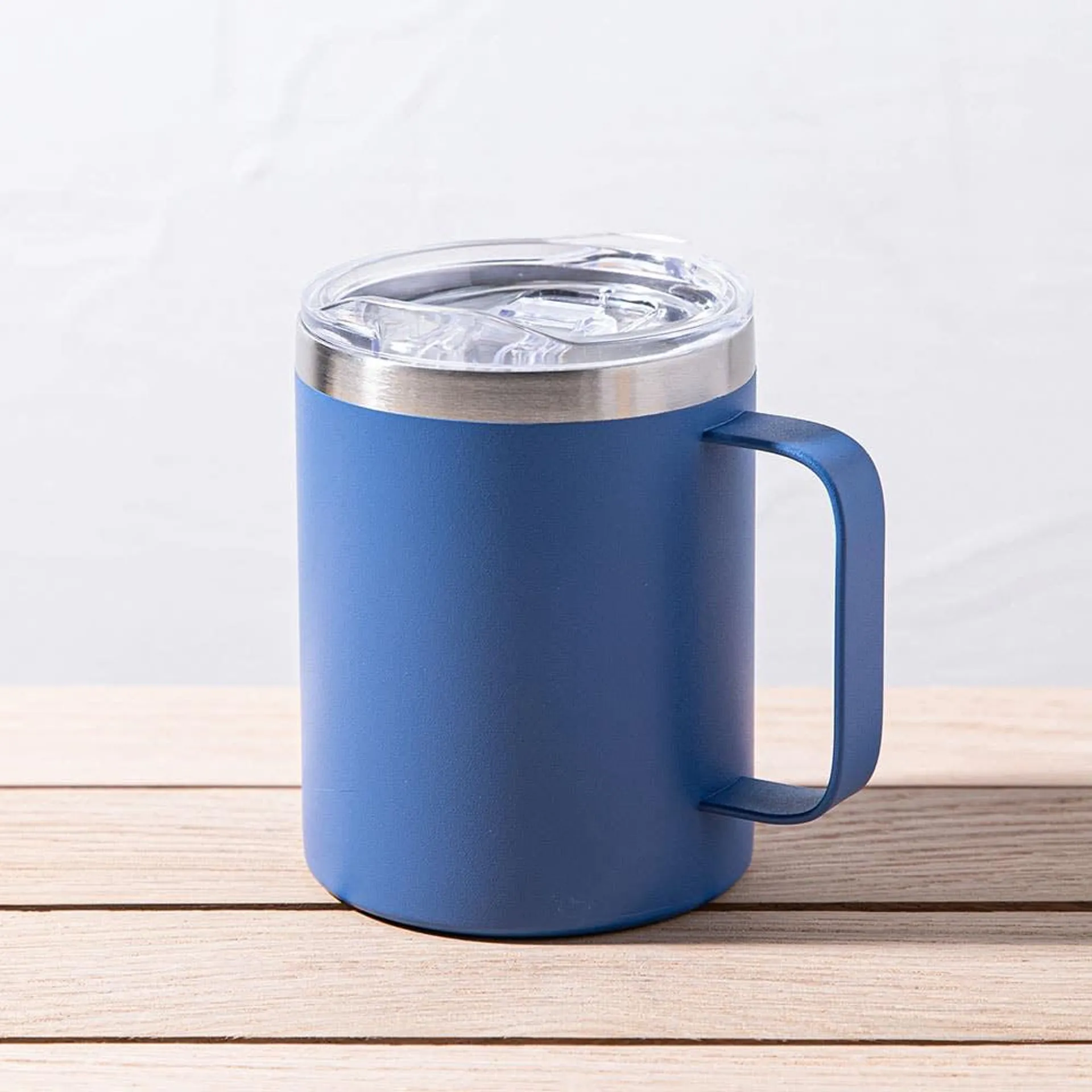 KSP Java Double Wall Desk Mug 12oz. (Navy)