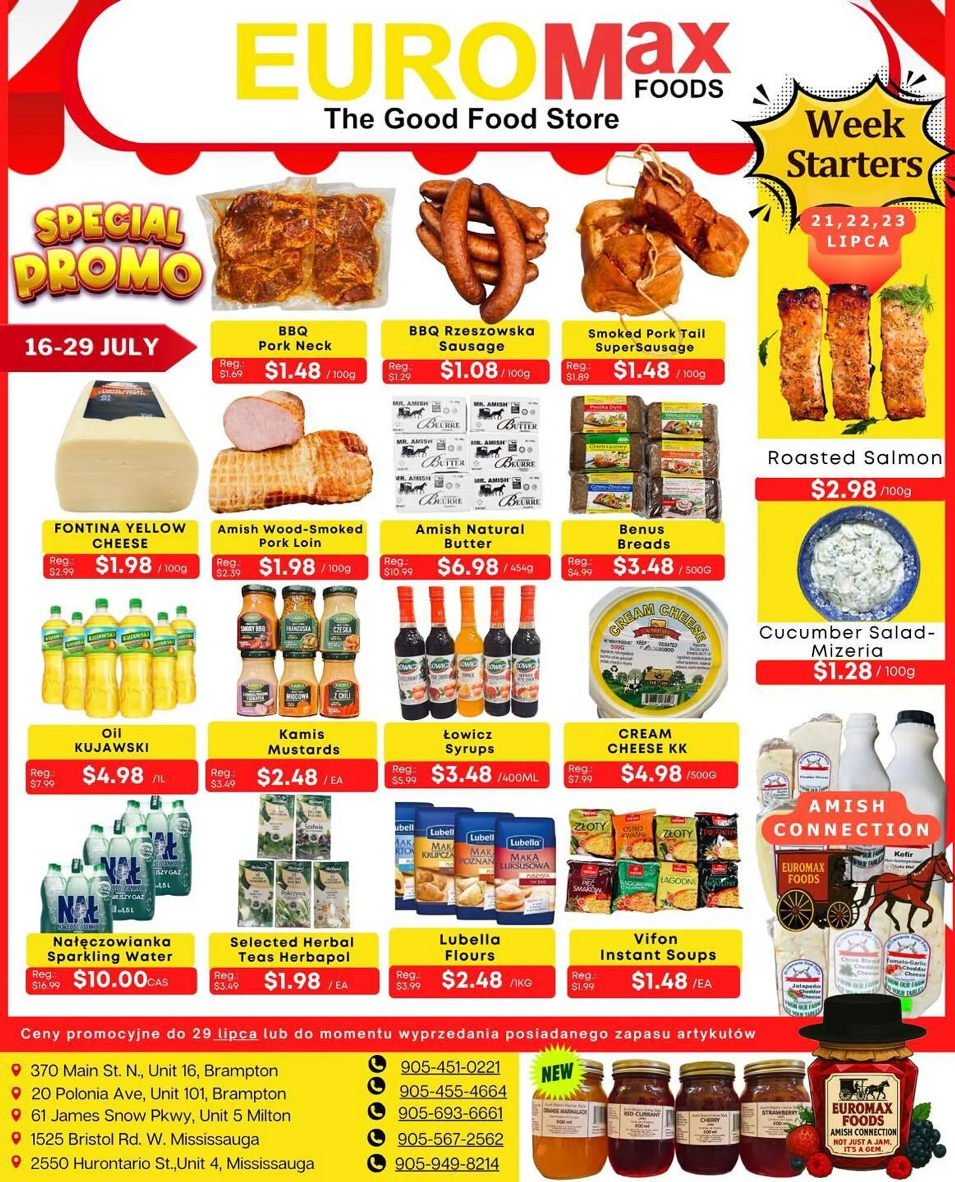 EuroMax Foods flyer from July 16 to July 22 2025 - flyer page 1
