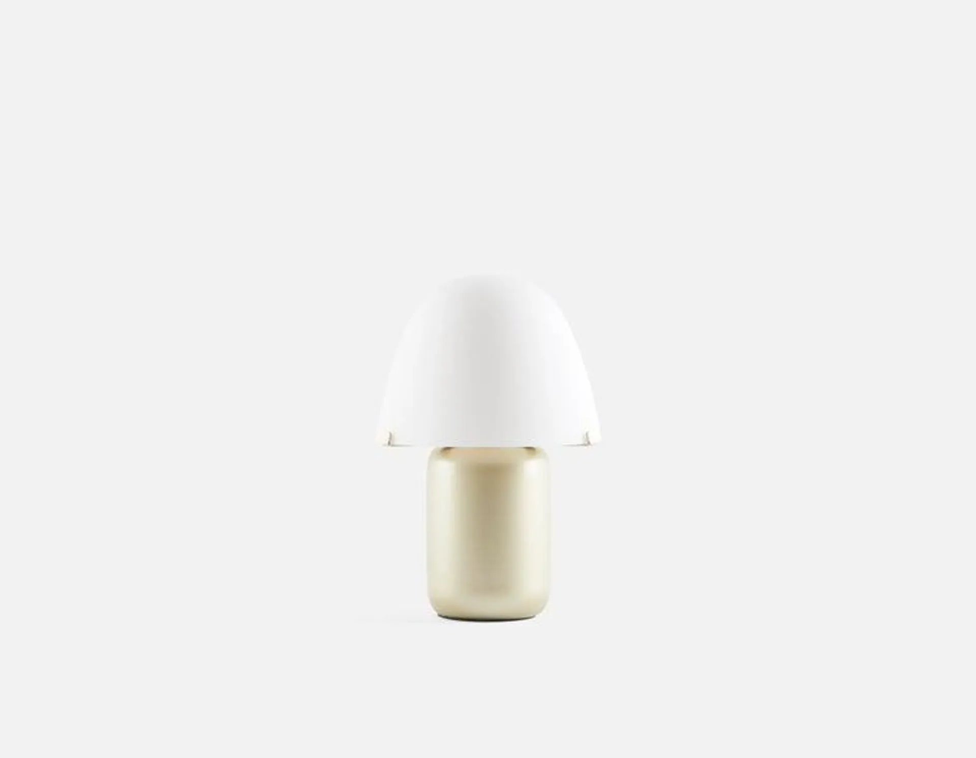 HOUBA Table lamp with glass shade (height: 34 cm)