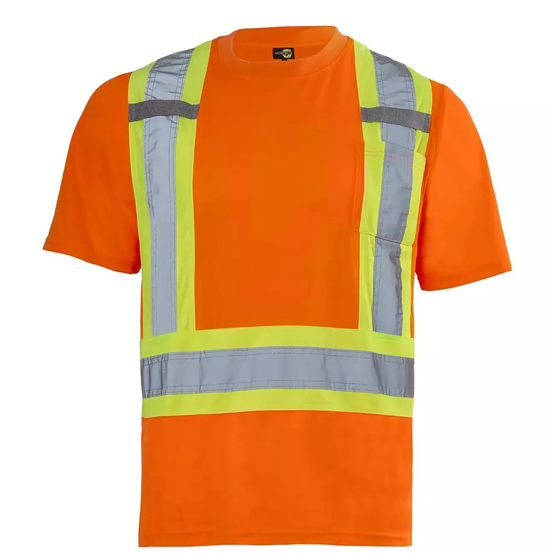 High visibility short sleeve t-shirt, orange, medium (M)