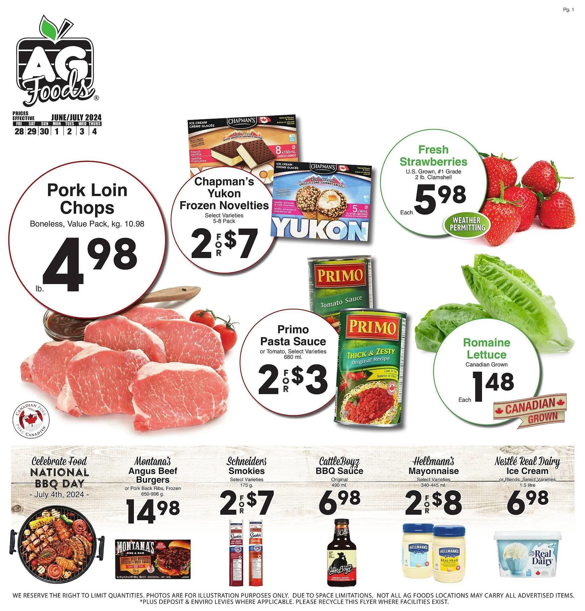 AG Foods flyer - 1